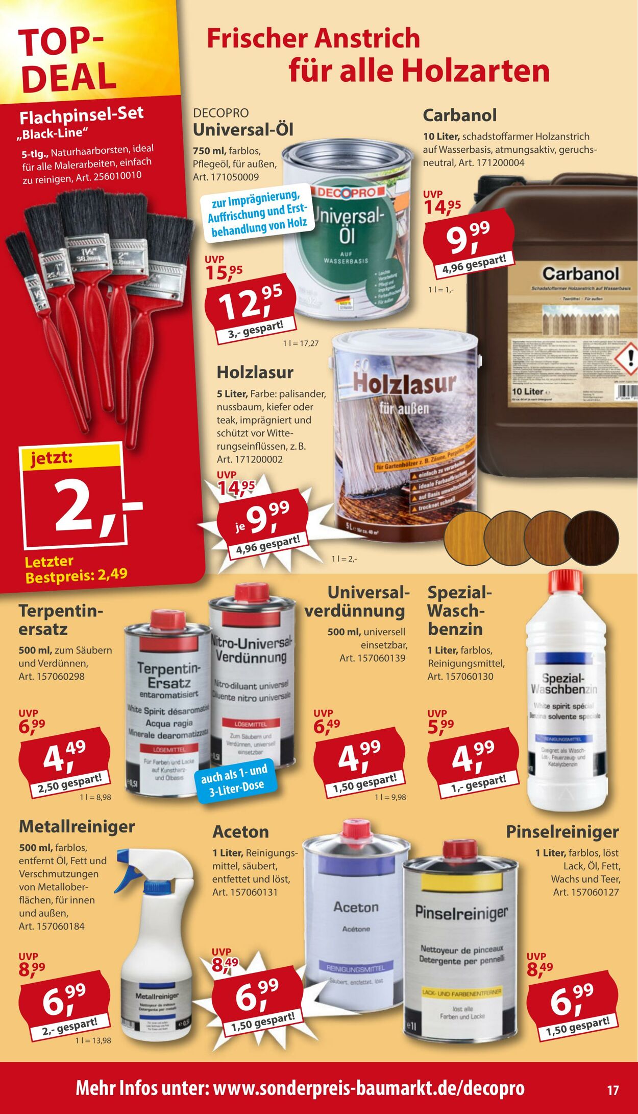 Prospekt Sonderpreis Baumarkt 11.04.2026 - 25.04.2026