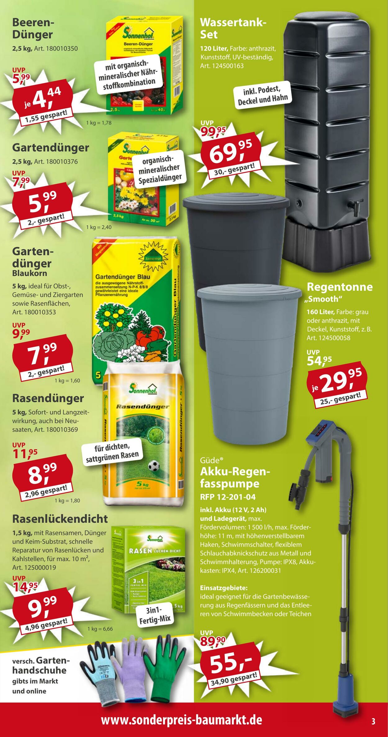 Prospekt Sonderpreis Baumarkt 25.04.2026 - 09.05.2026