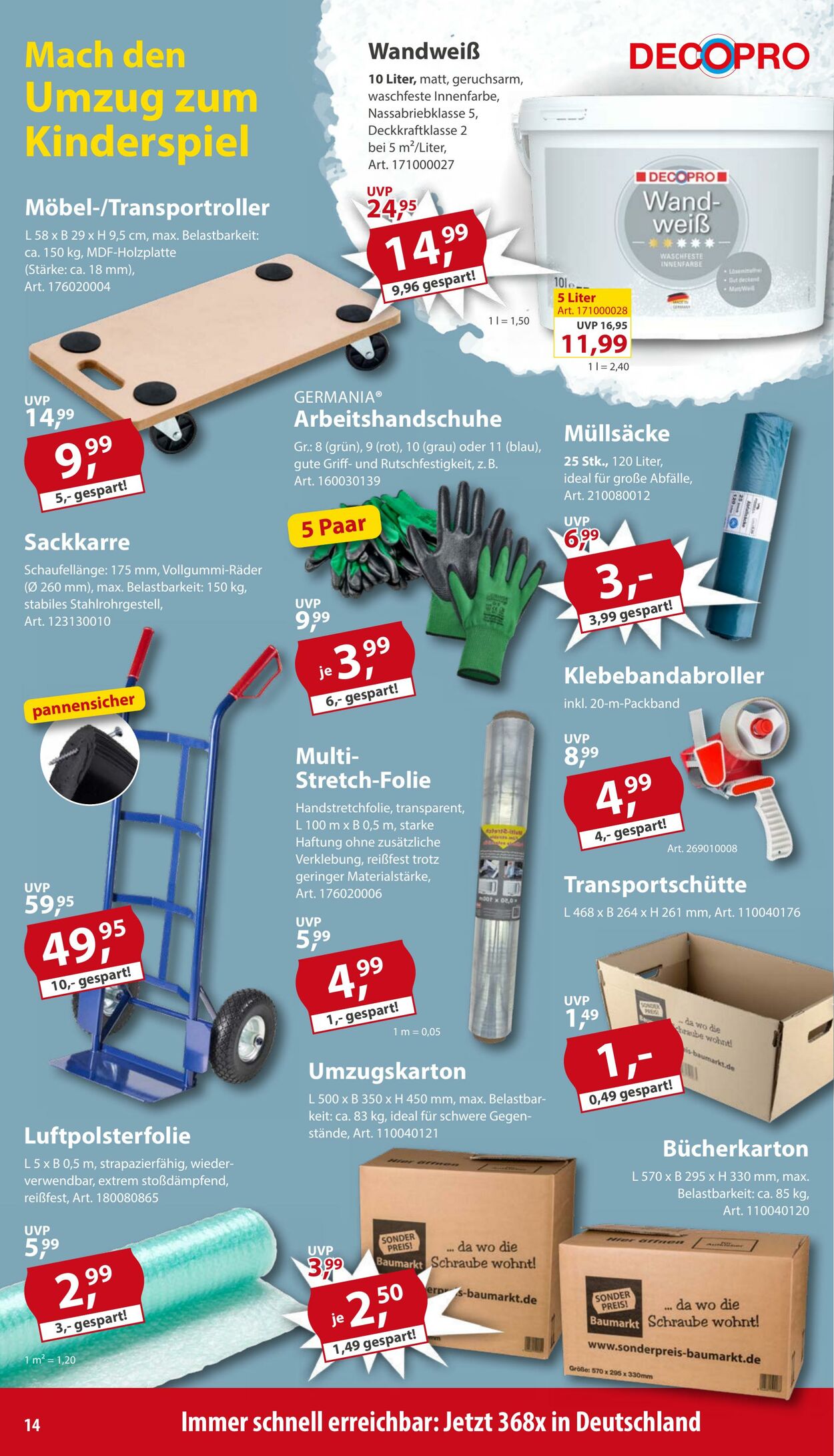 Prospekt Sonderpreis Baumarkt 06.06.2026 - 20.06.2026
