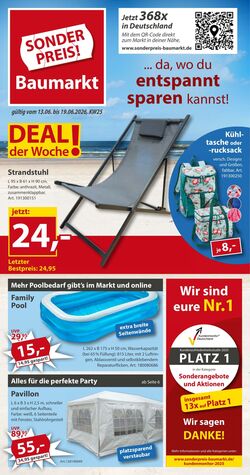 Prospekt Sonderpreis Baumarkt 06.06.2026 - 20.06.2026