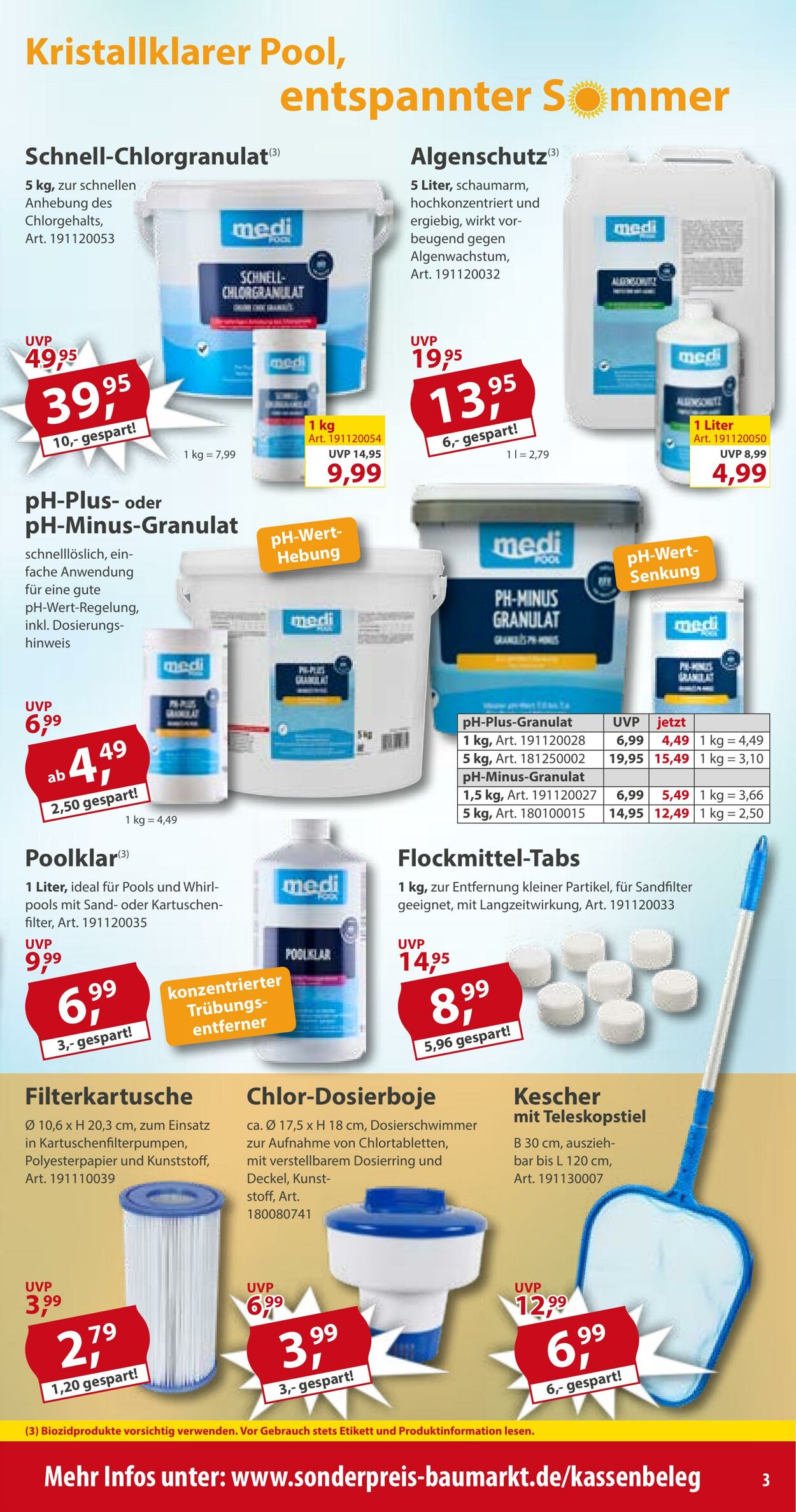 Prospekt Sonderpreis Baumarkt 20.06.2026 - 04.07.2026