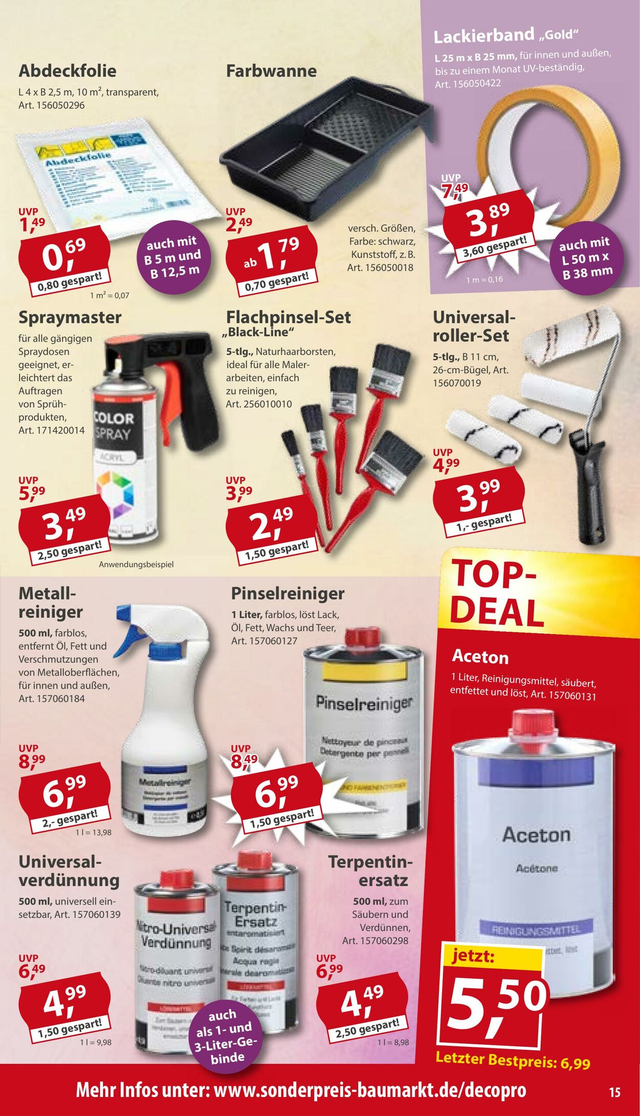 Prospekt Sonderpreis Baumarkt 20.06.2026 - 04.07.2026