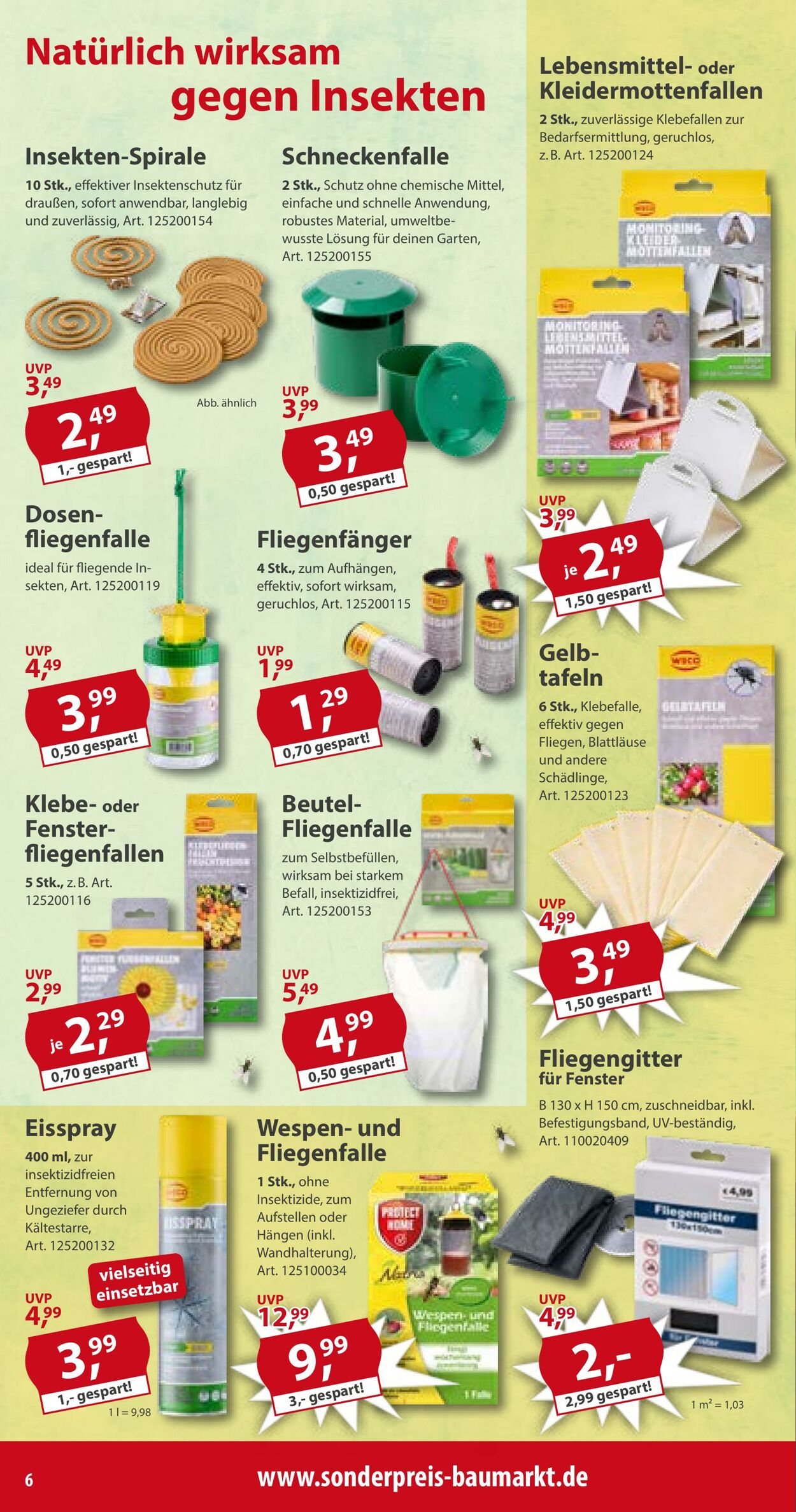 Prospekt Sonderpreis Baumarkt 20.06.2026 - 04.07.2026