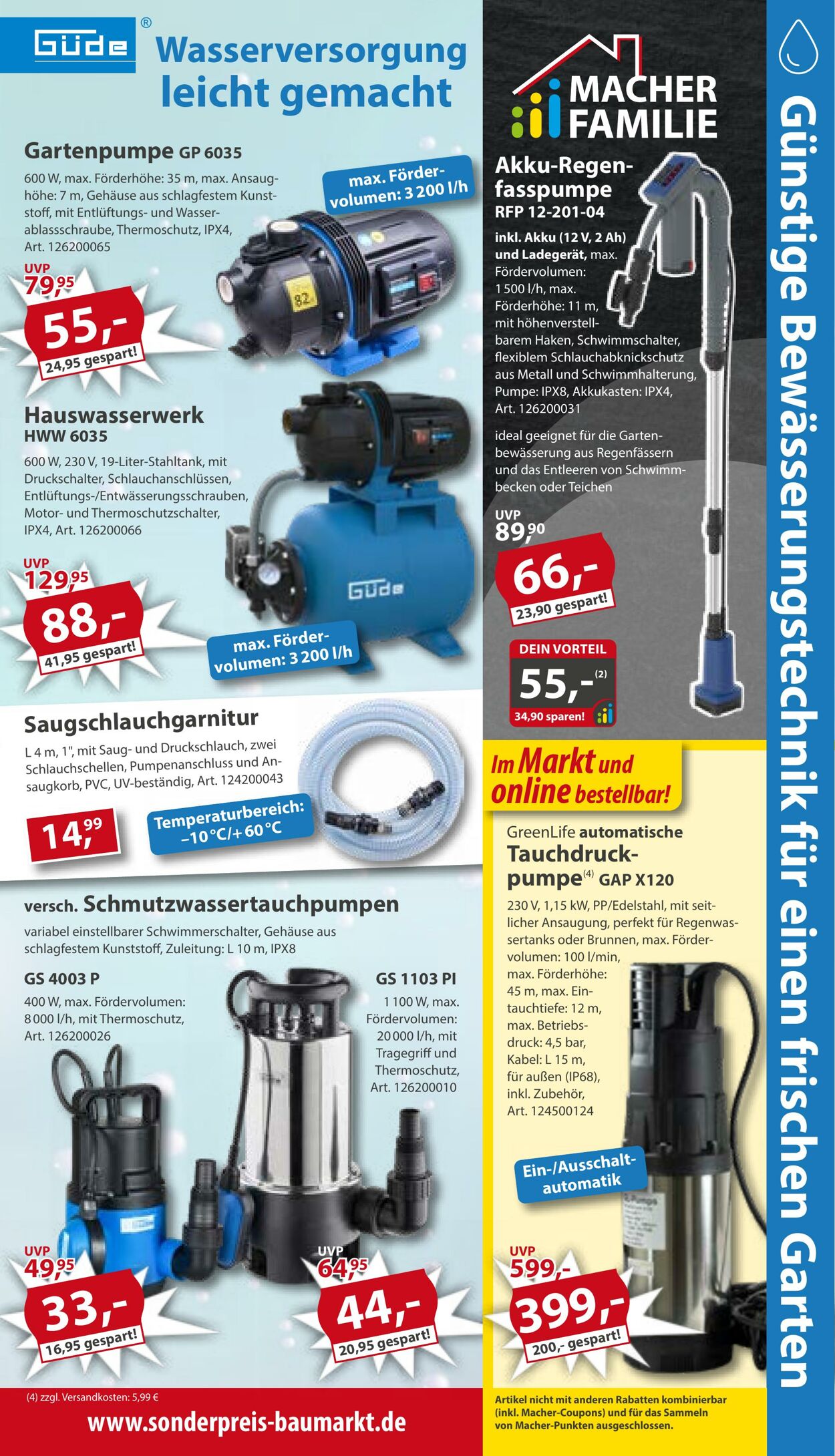 Prospekt Sonderpreis Baumarkt 20.06.2026 - 04.07.2026