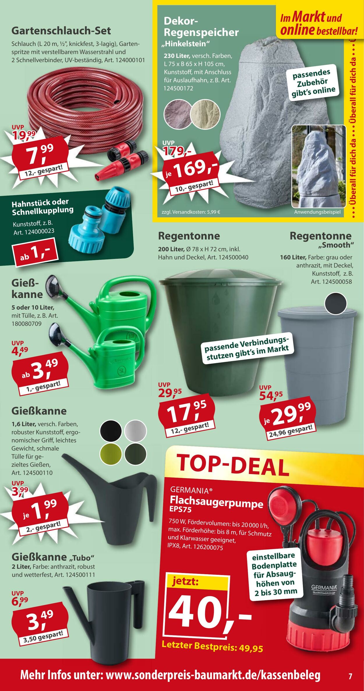 Prospekt Sonderpreis Baumarkt 27.06.2026 - 11.07.2026