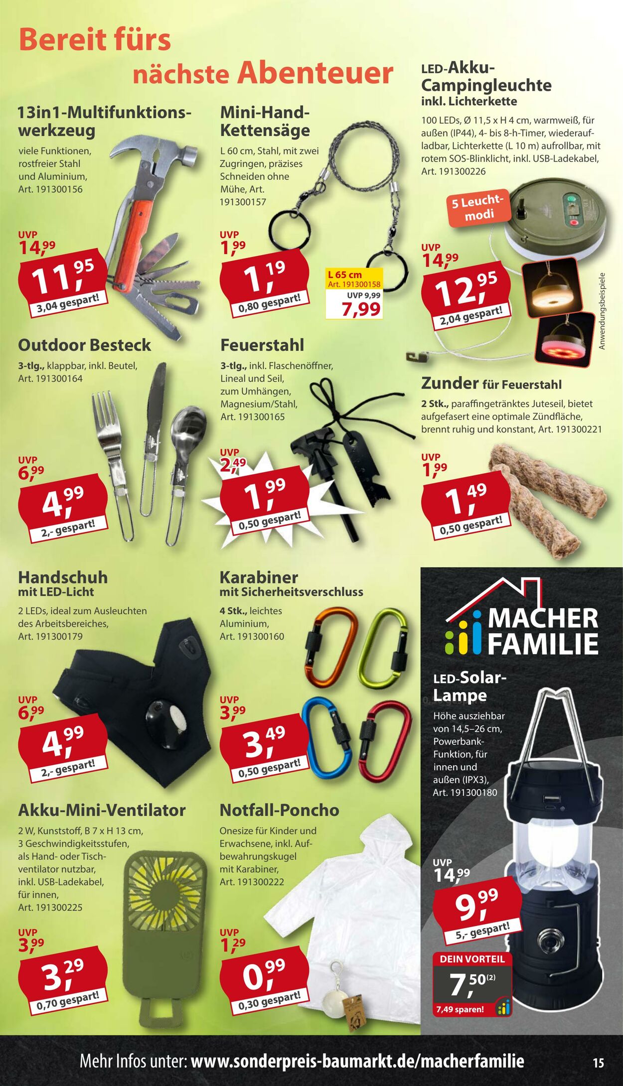 Prospekt Sonderpreis Baumarkt 27.06.2026 - 11.07.2026