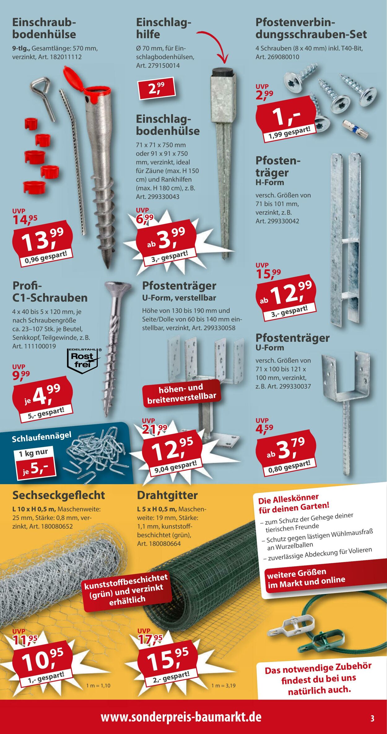 Prospekt Sonderpreis Baumarkt 27.06.2026 - 11.07.2026