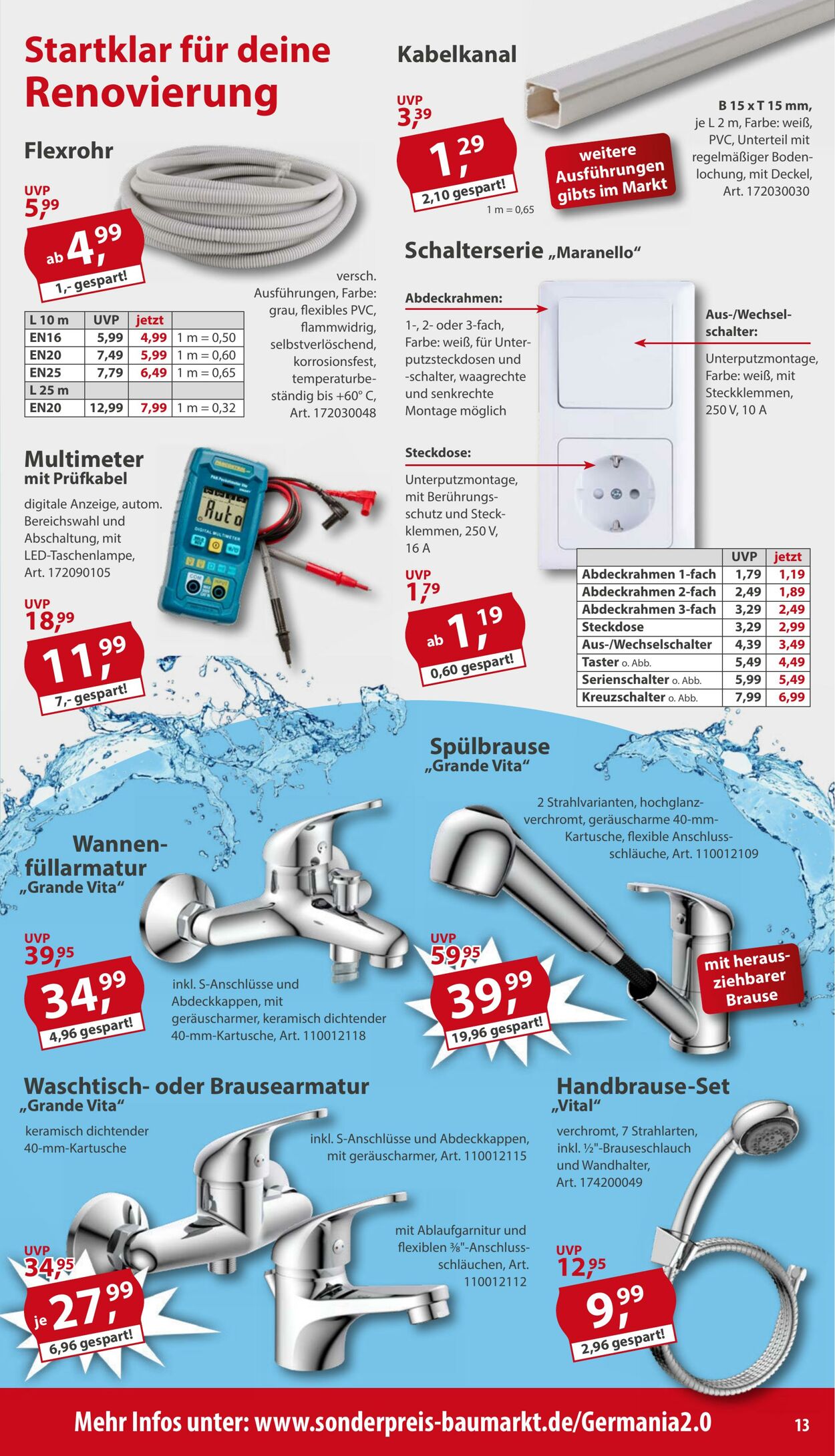 Prospekt Sonderpreis Baumarkt 27.06.2026 - 11.07.2026