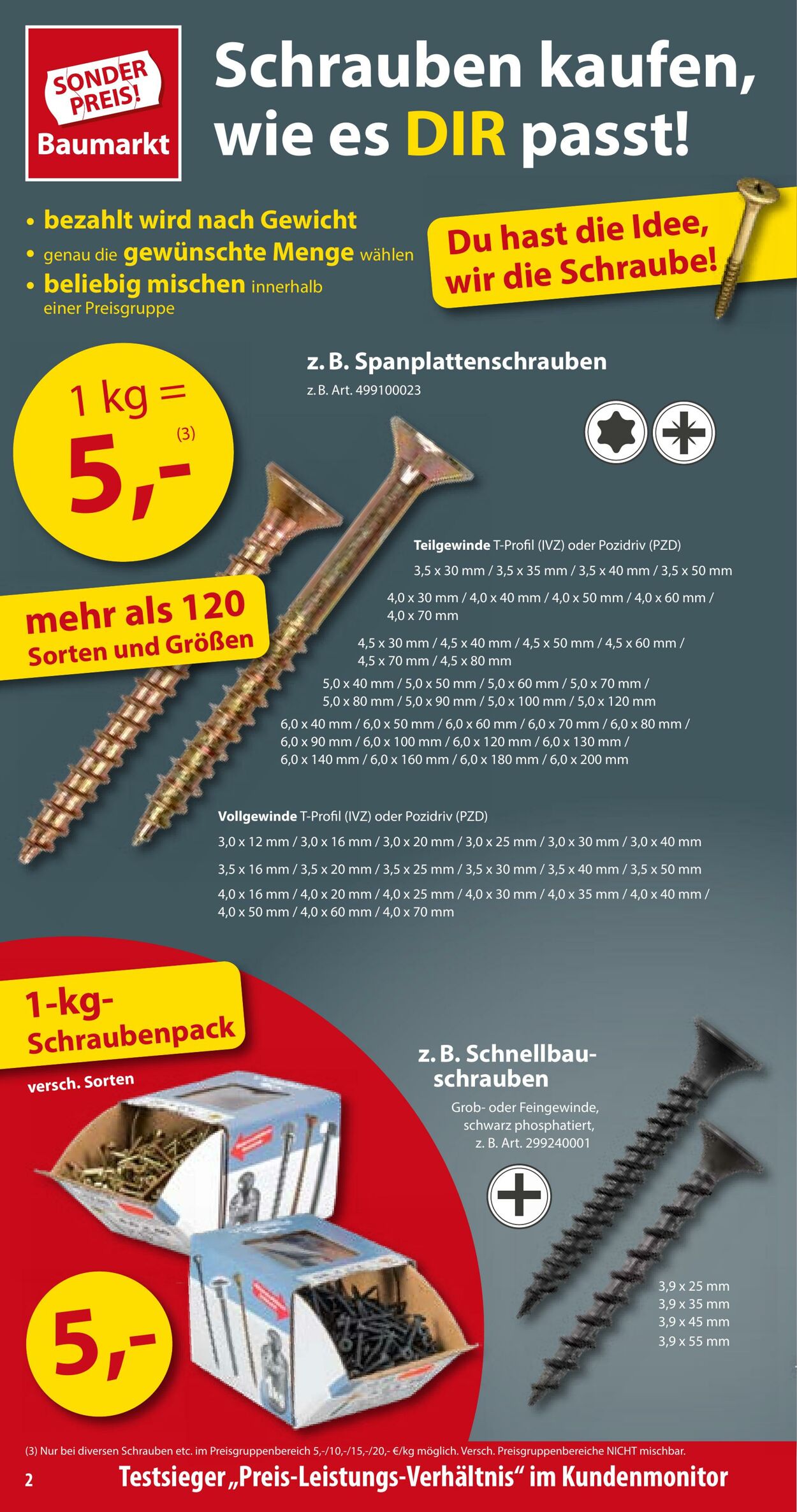 Prospekt Sonderpreis Baumarkt 11.07.2026 - 25.07.2026