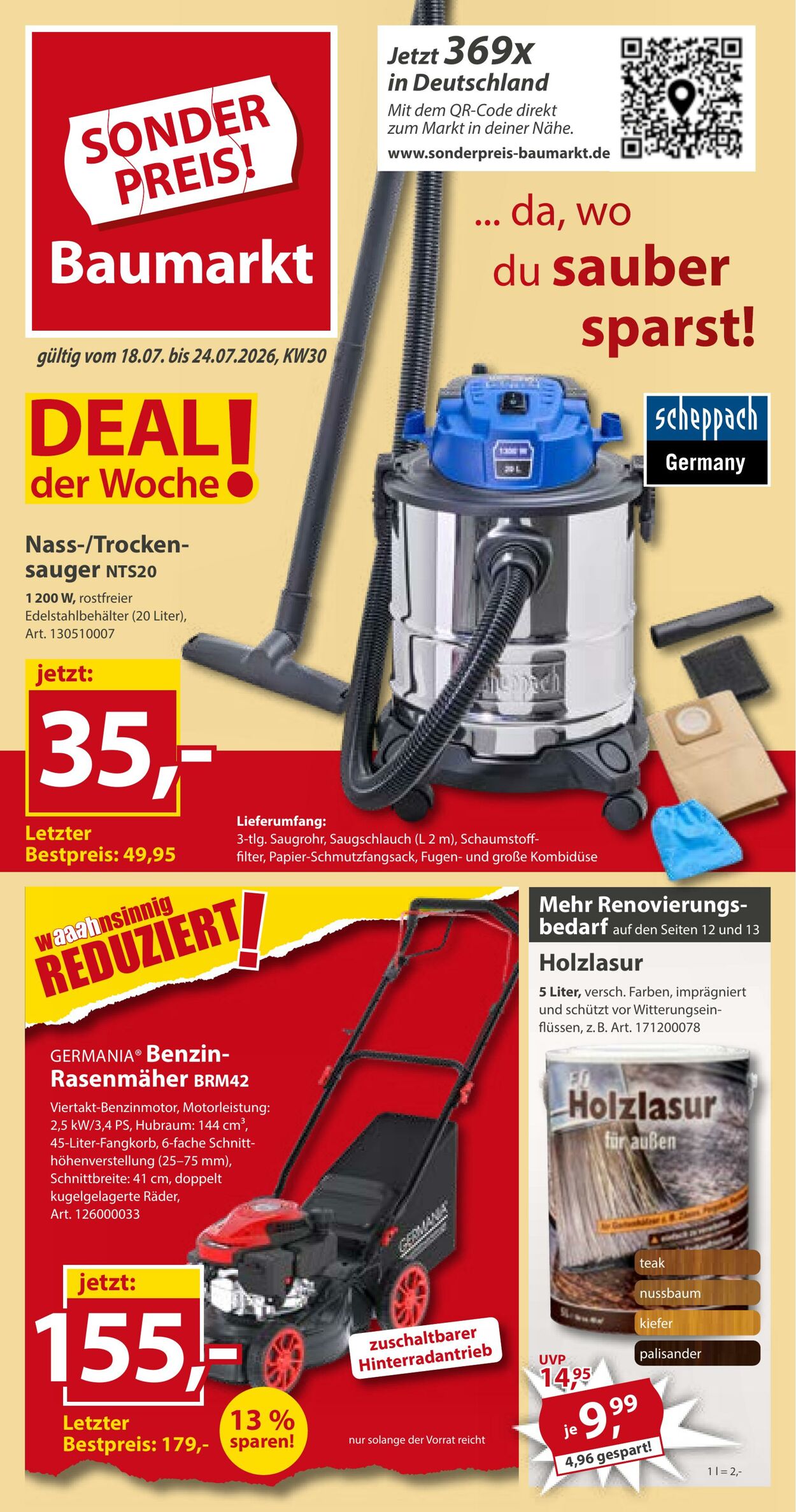 Sonderpreis Baumarkt Wöchentliche Prospekte