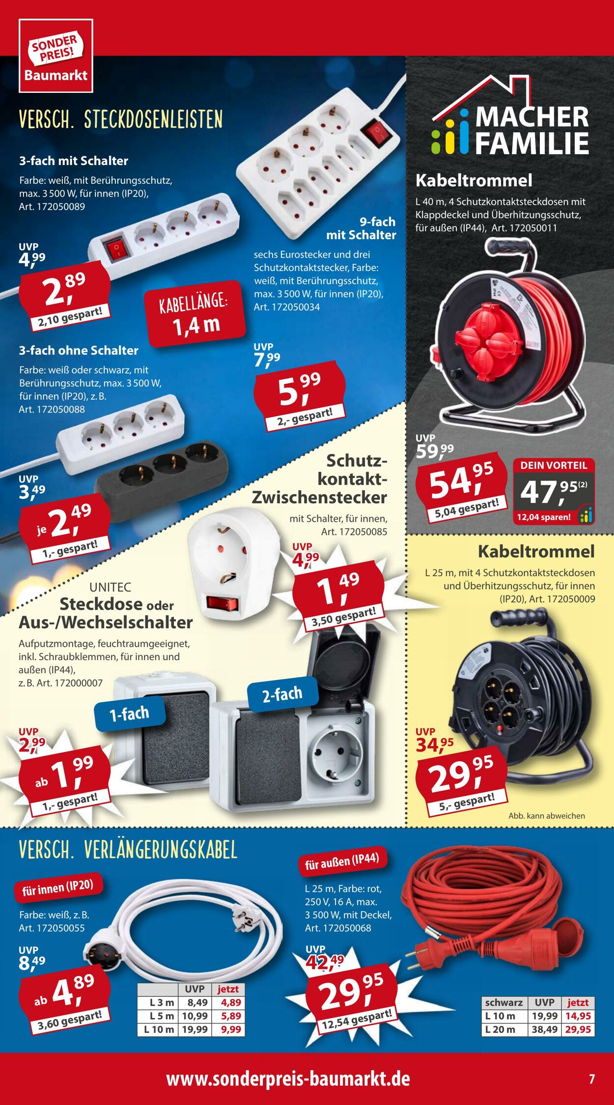 Prospekt Sonderpreis Baumarkt 16.11.2024 - 25.11.2024