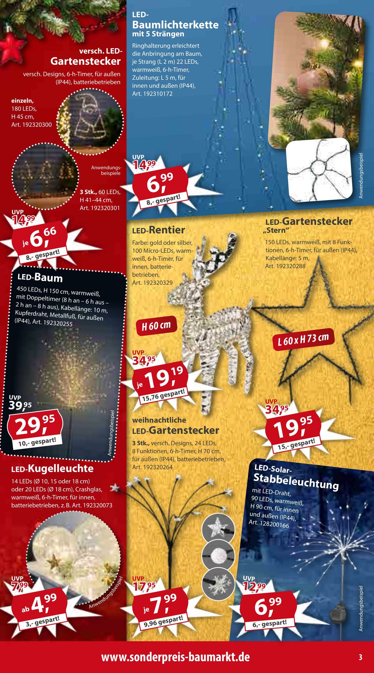 Prospekt Sonderpreis Baumarkt 16.11.2024 - 24.11.2024