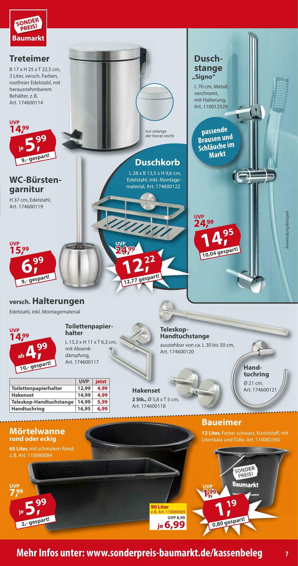 Prospekt Sonderpreis Baumarkt 28.12.2024 - 03.01.2025