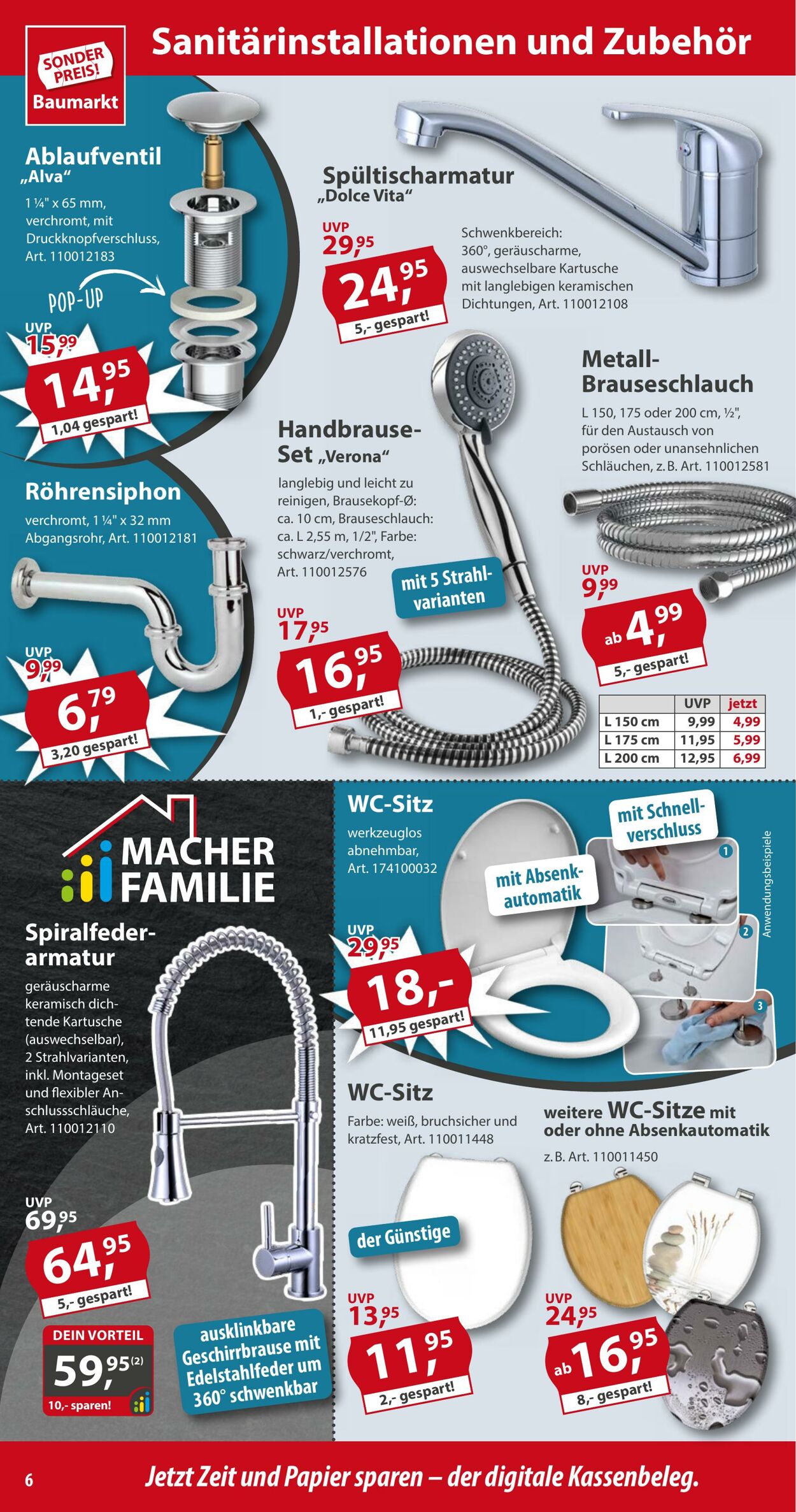 Prospekt Sonderpreis Baumarkt 28.12.2024 - 03.01.2025