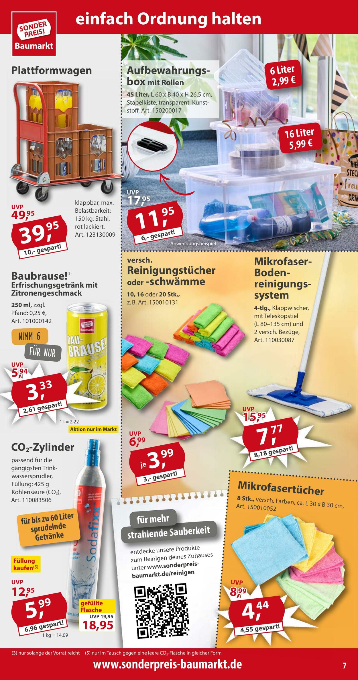 Prospekt Sonderpreis Baumarkt 18.01.2025 - 24.01.2025