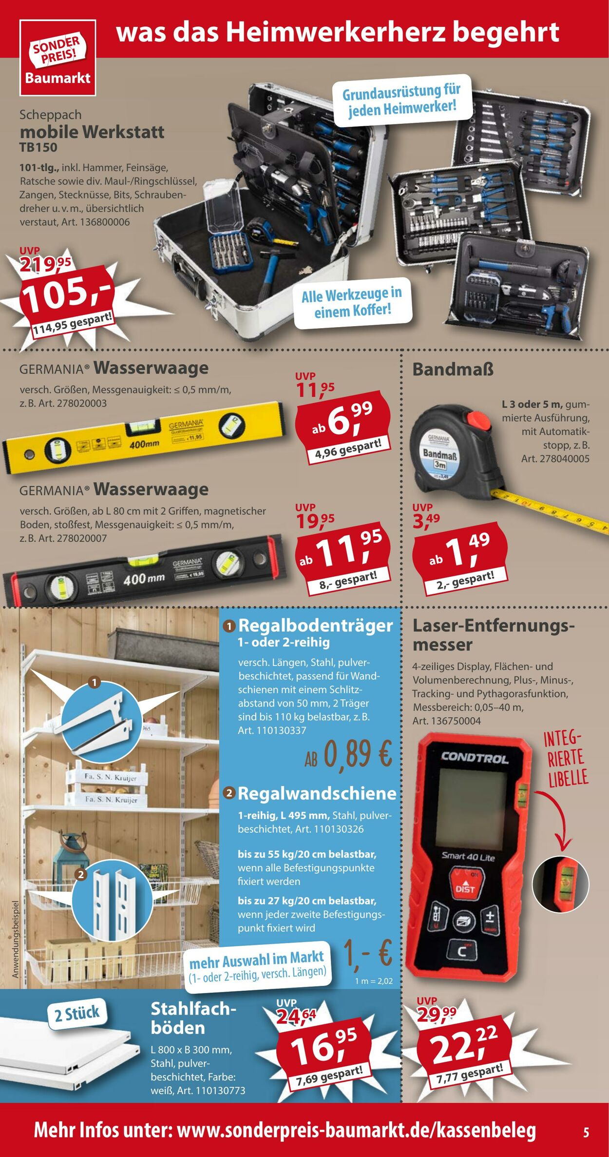 Prospekt Sonderpreis Baumarkt 18.01.2025 - 24.01.2025