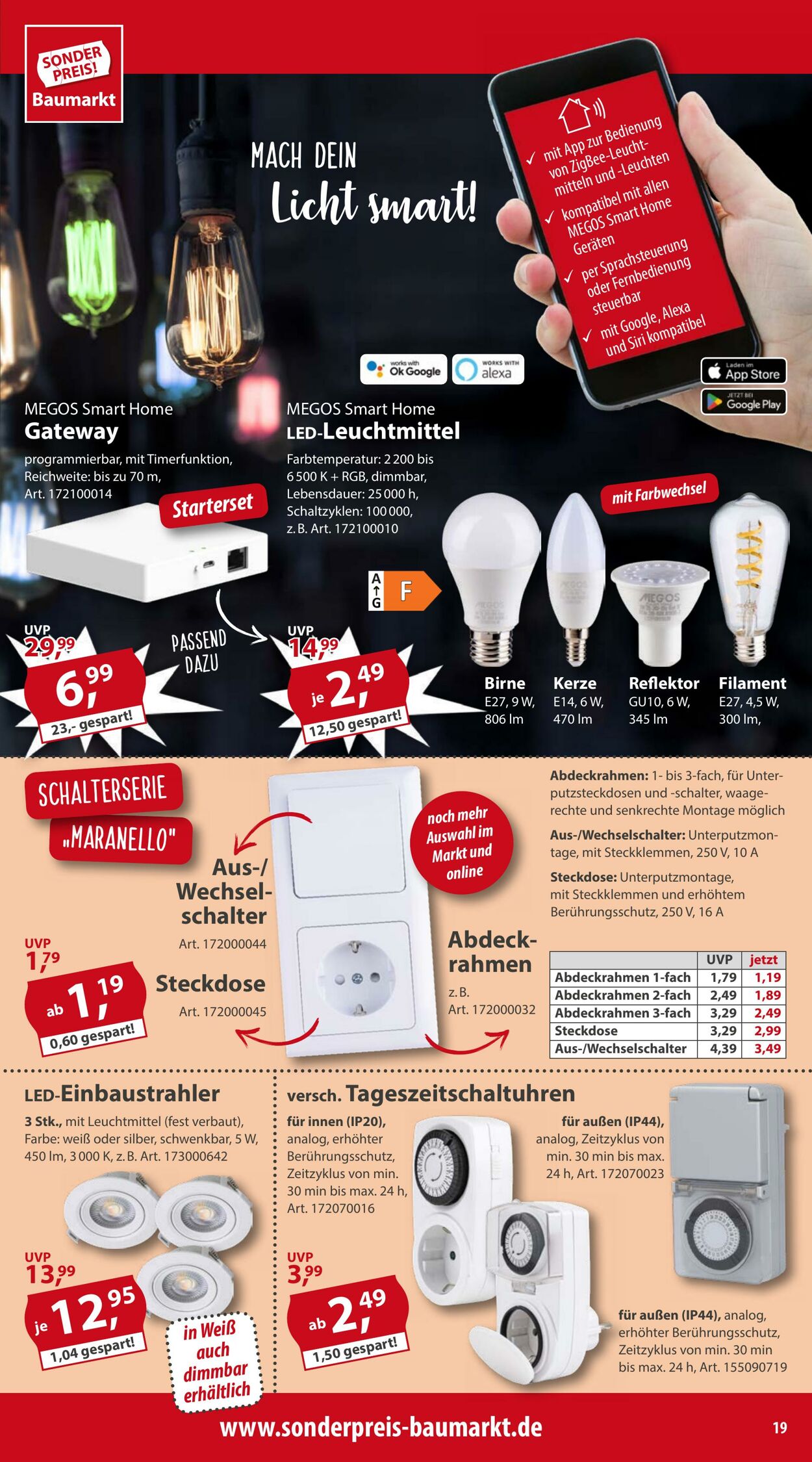 Prospekt Sonderpreis Baumarkt 02.11.2024 - 13.11.2024