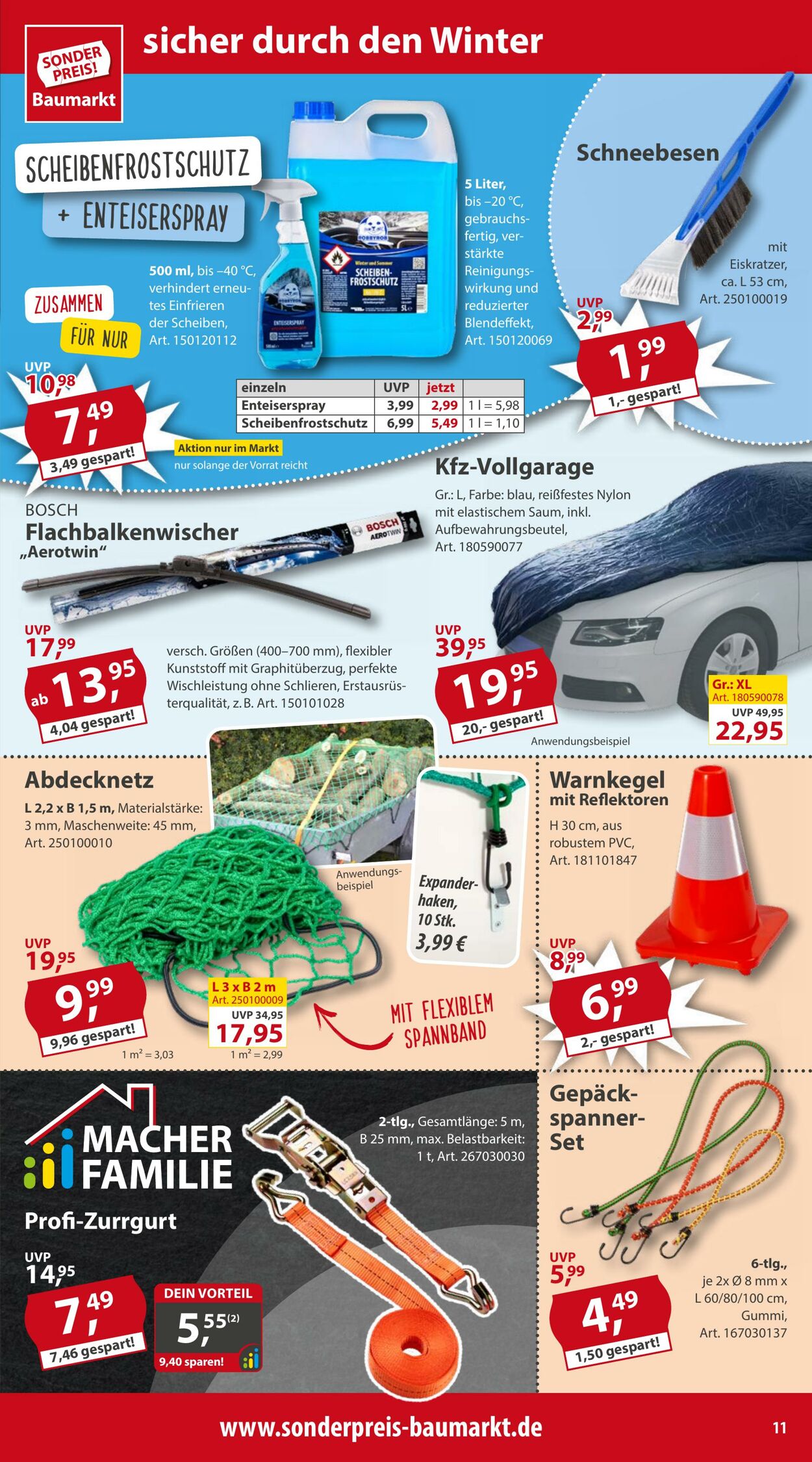 Prospekt Sonderpreis Baumarkt 02.11.2024 - 13.11.2024