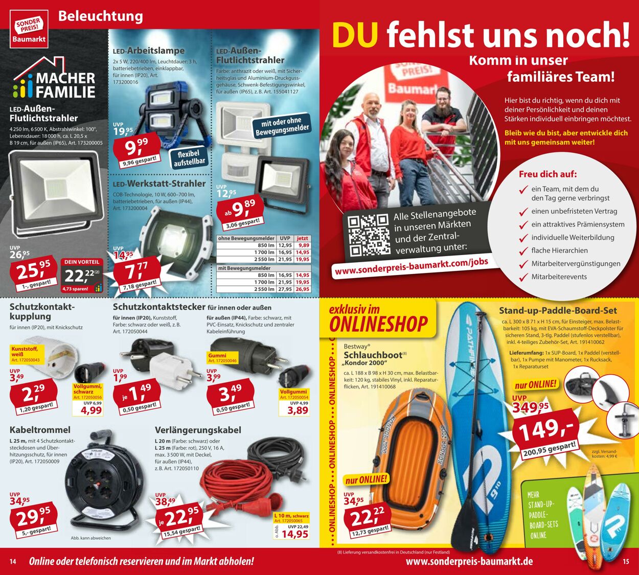 Prospekt Sonderpreis Baumarkt 08.07.2024 - 13.07.2024