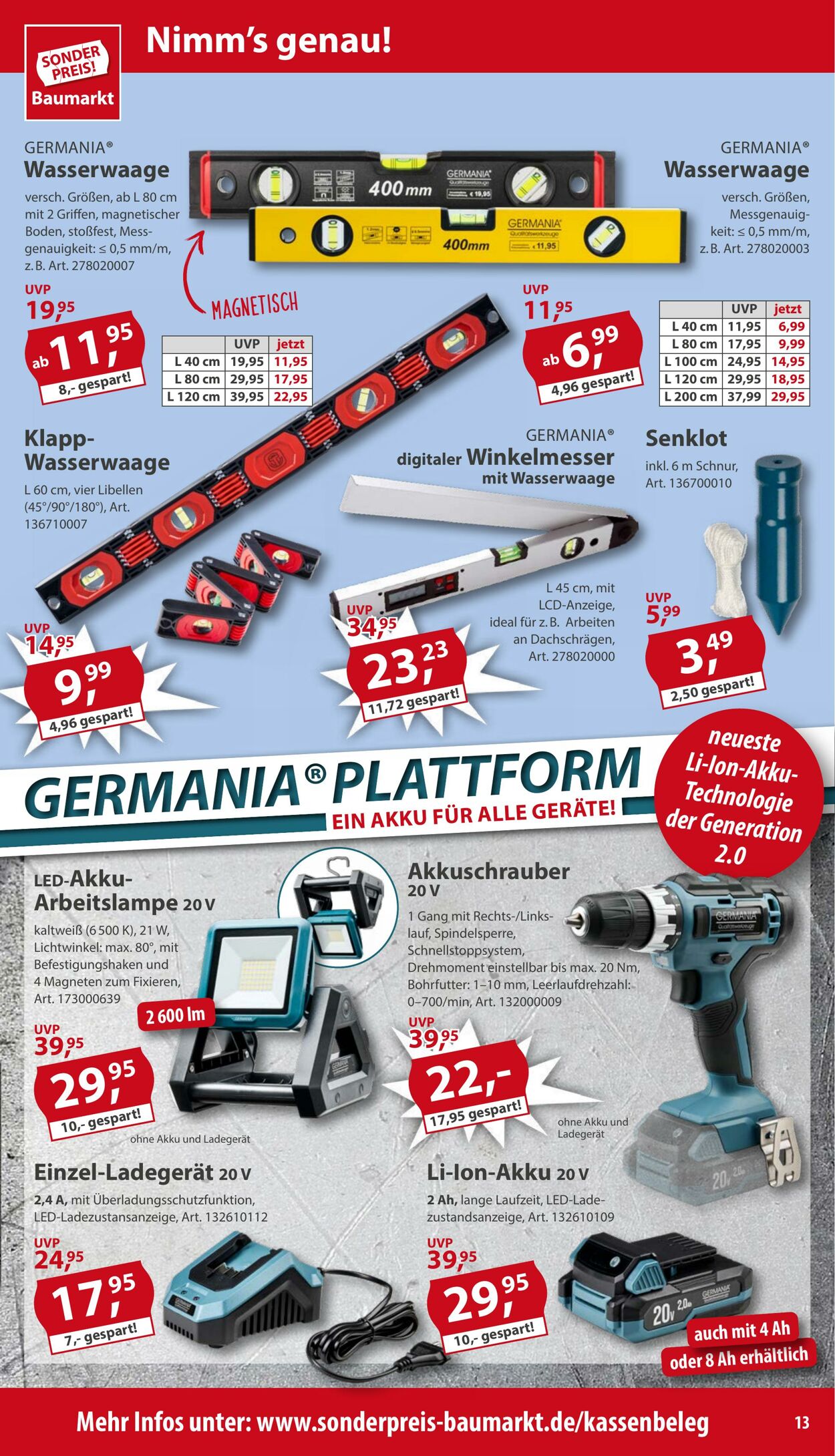 Prospekt Sonderpreis Baumarkt 30.11.2024 - 07.12.2024