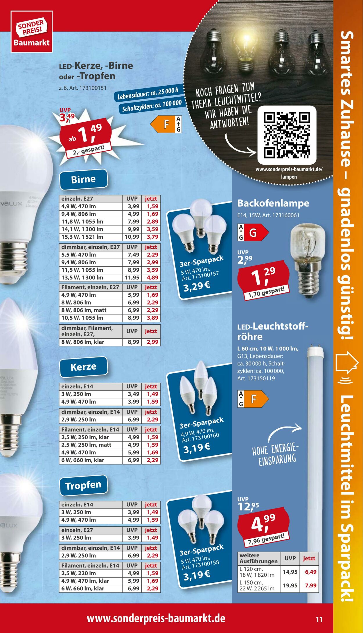 Prospekt Sonderpreis Baumarkt 07.12.2024 - 14.12.2024