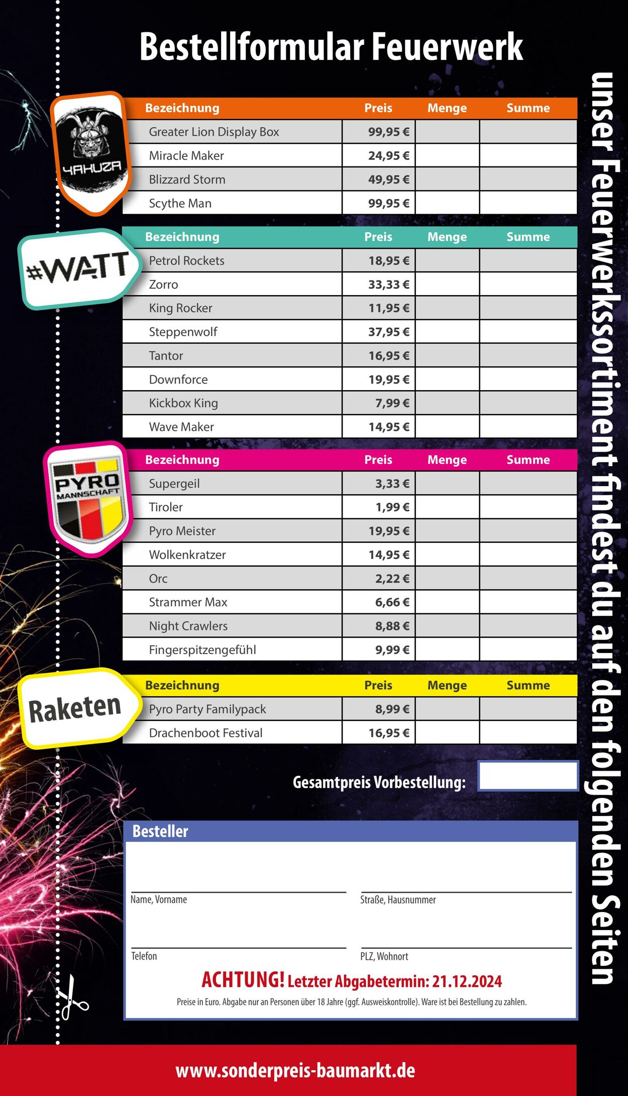 Prospekt Sonderpreis Baumarkt 30.11.2024 - 28.12.2024