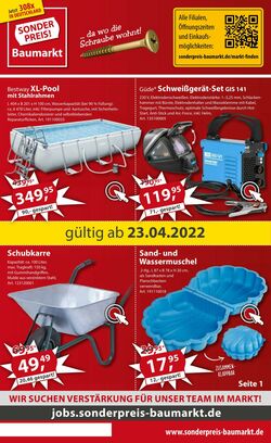 Katalog Sonderpreis Baumarkt 23.04.2022-29.04.2022