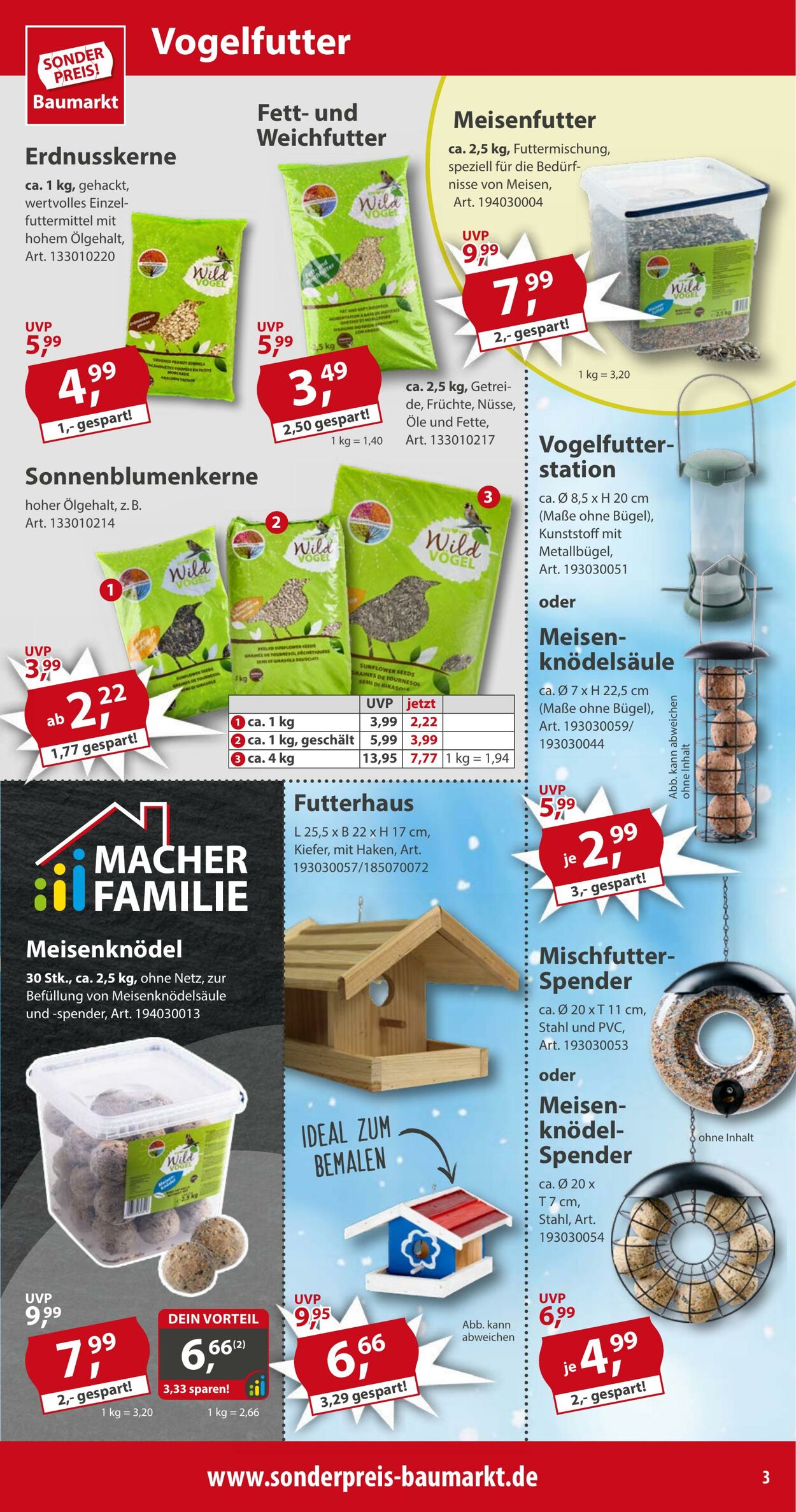 Prospekt Sonderpreis Baumarkt 14.12.2024 - 21.12.2024