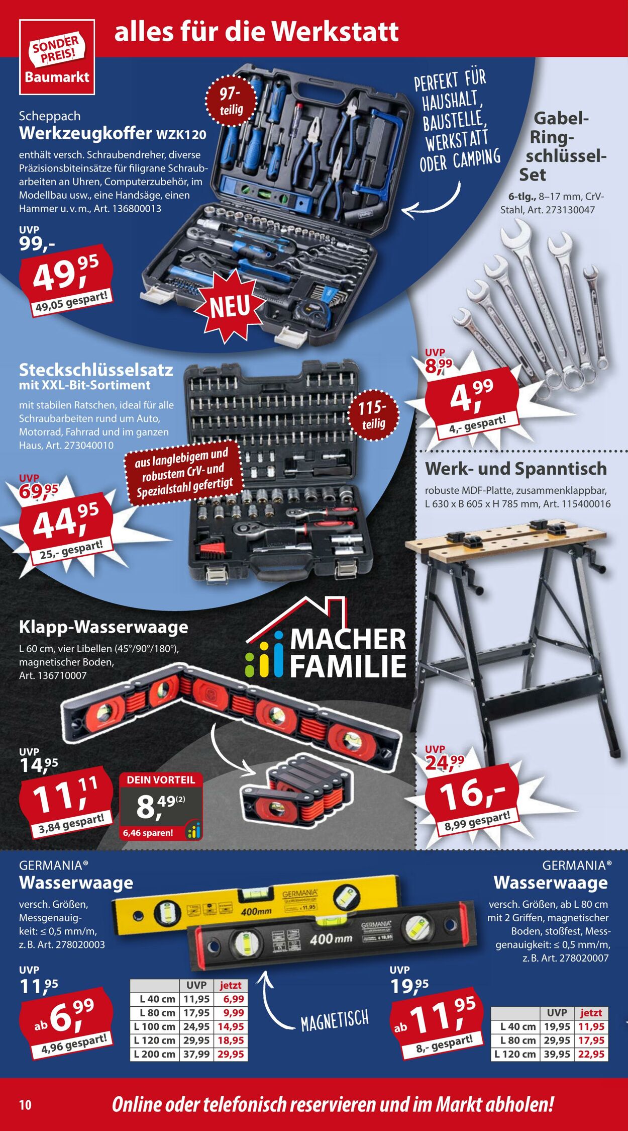 Prospekt Sonderpreis Baumarkt 15.10.2024 - 22.10.2024