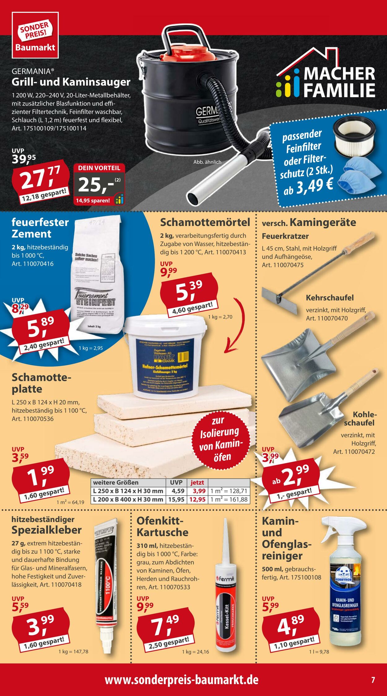 Prospekt Sonderpreis Baumarkt 15.10.2024 - 22.10.2024