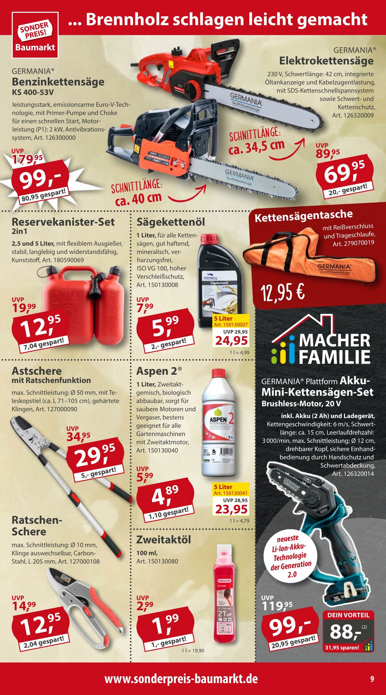 Prospekt Sonderpreis Baumarkt 28.09.2024 - 07.10.2024