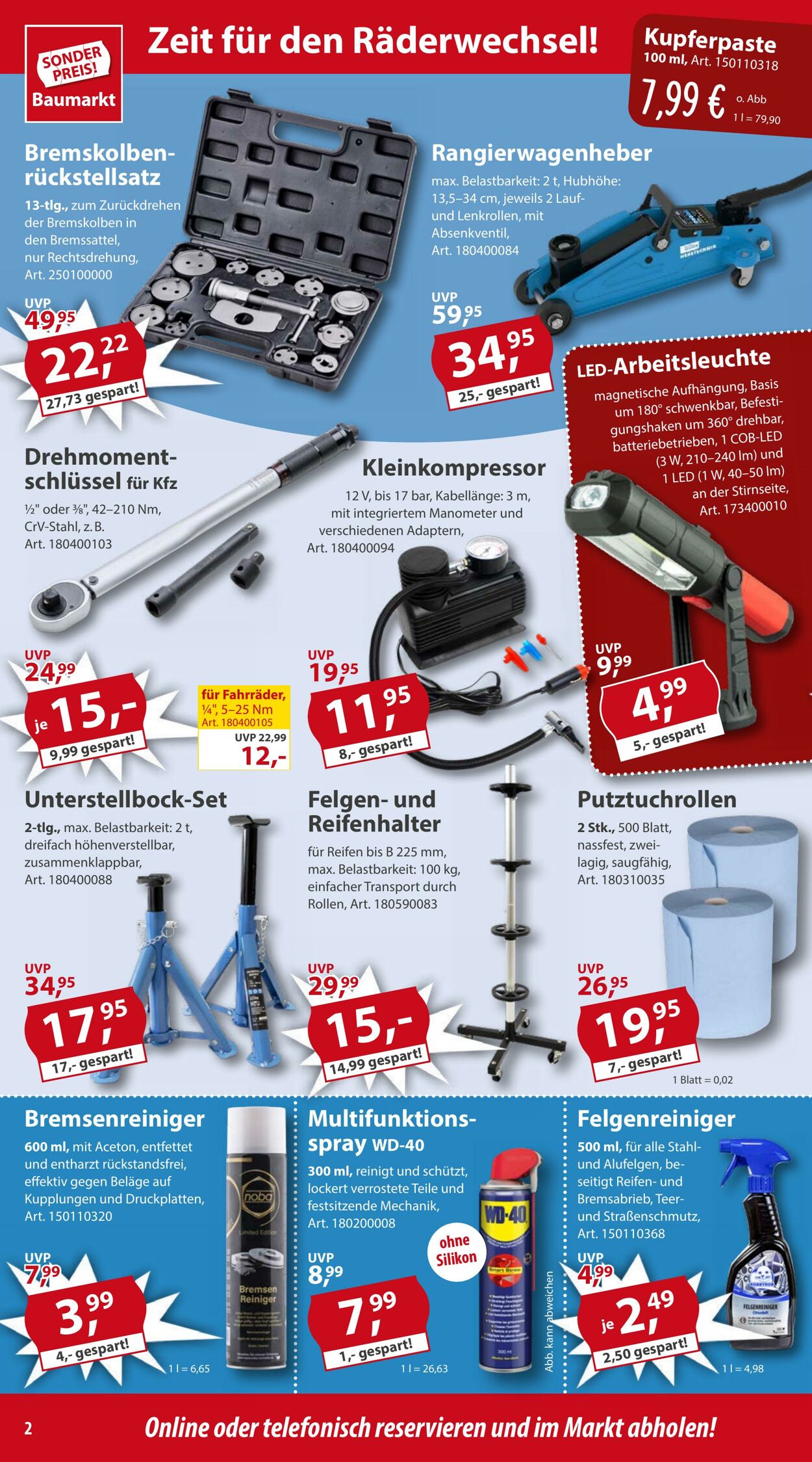 Prospekt Sonderpreis Baumarkt 28.09.2024 - 07.10.2024