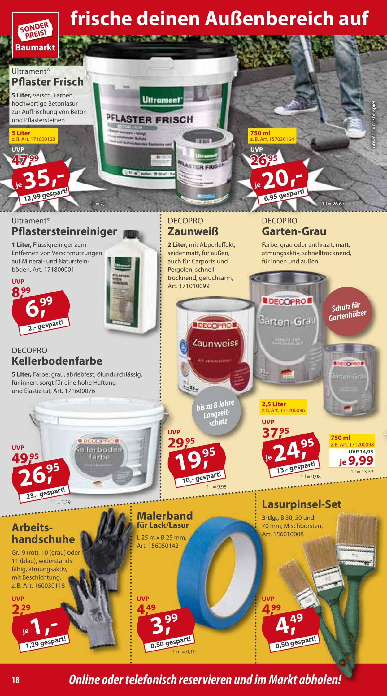 Prospekt Sonderpreis Baumarkt 02.03.2024 - 08.03.2024