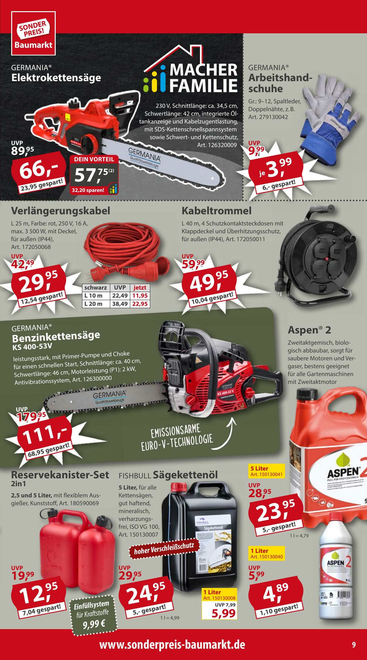 Prospekt Sonderpreis Baumarkt 19.10.2024 - 28.10.2024