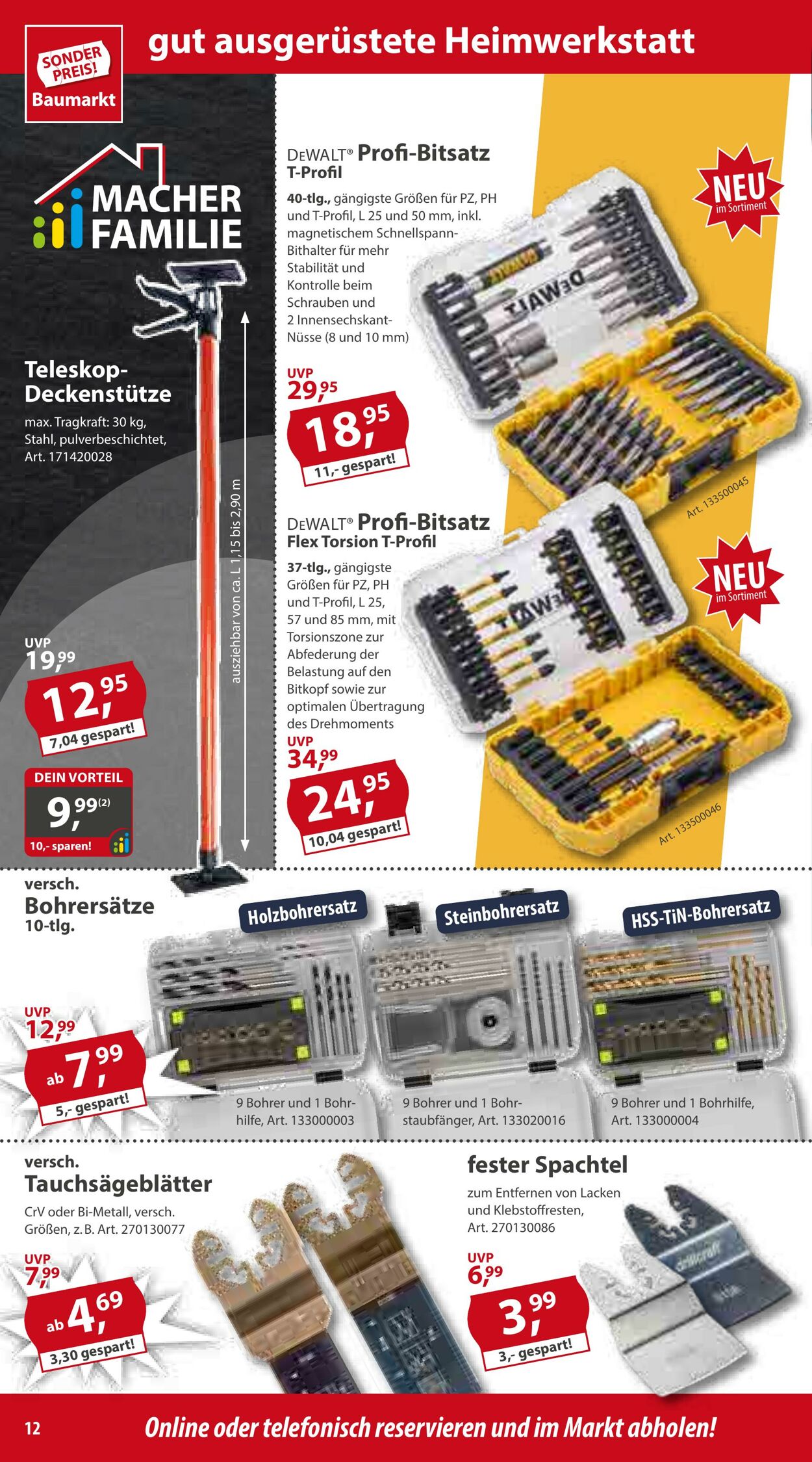 Prospekt Sonderpreis Baumarkt 07.10.2024 - 15.10.2024