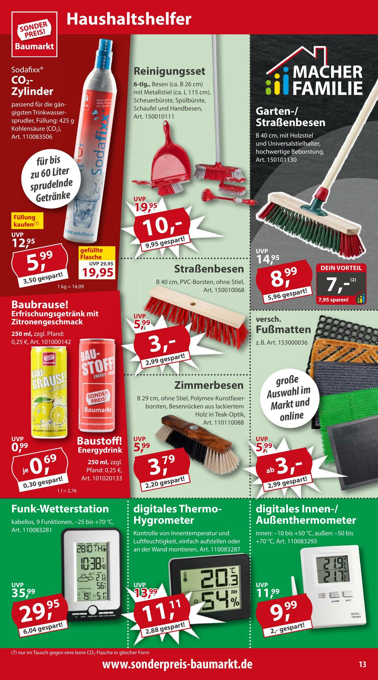 Prospekt Sonderpreis Baumarkt 09.09.2024 - 23.09.2024