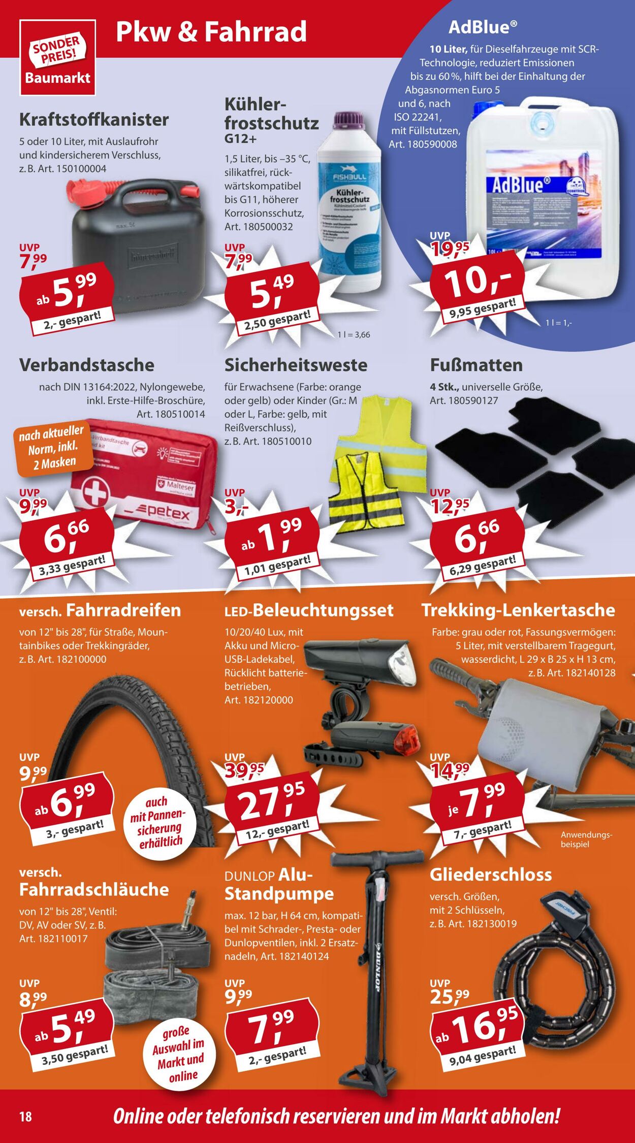 Prospekt Sonderpreis Baumarkt 09.09.2024 - 23.09.2024