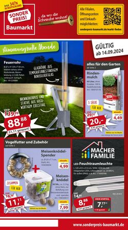 Prospekt Sonderpreis Baumarkt 23.09.2024 - 28.09.2024