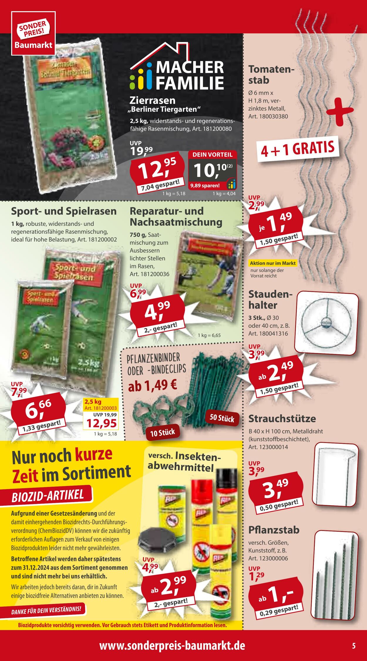 Prospekt Sonderpreis Baumarkt 17.08.2024 - 24.08.2024