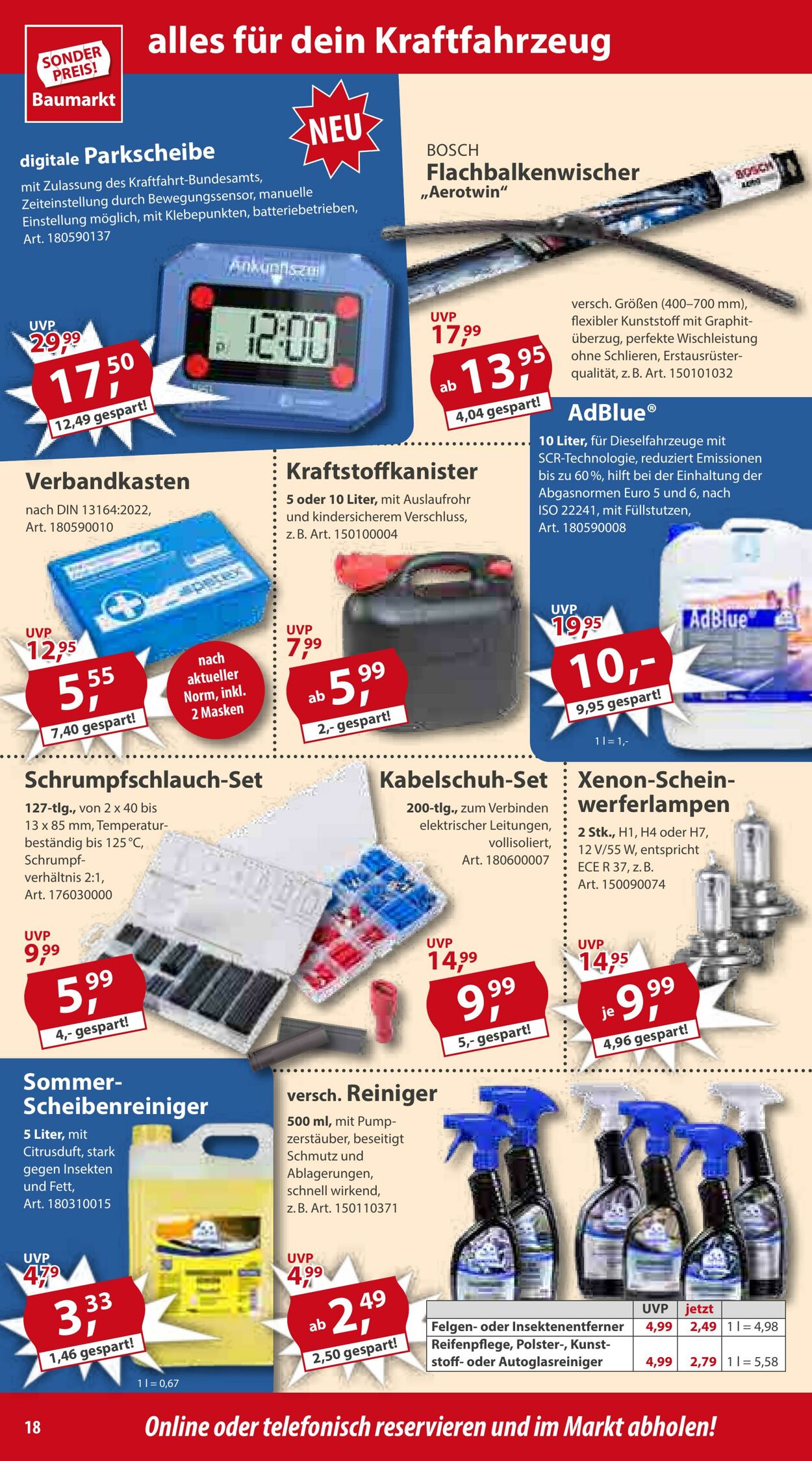 Prospekt Sonderpreis Baumarkt 17.08.2024 - 24.08.2024