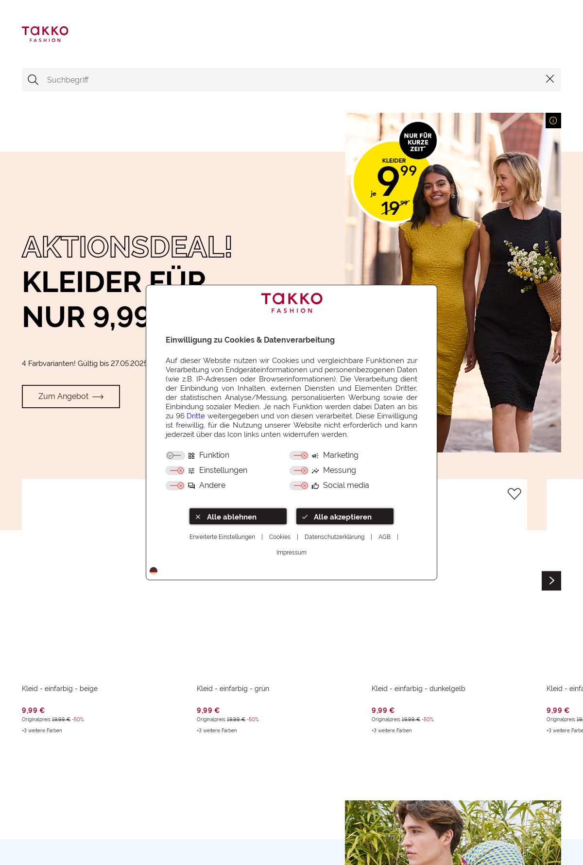 Prospekt Takko Fashion 26.05.2025 - 01.06.2025