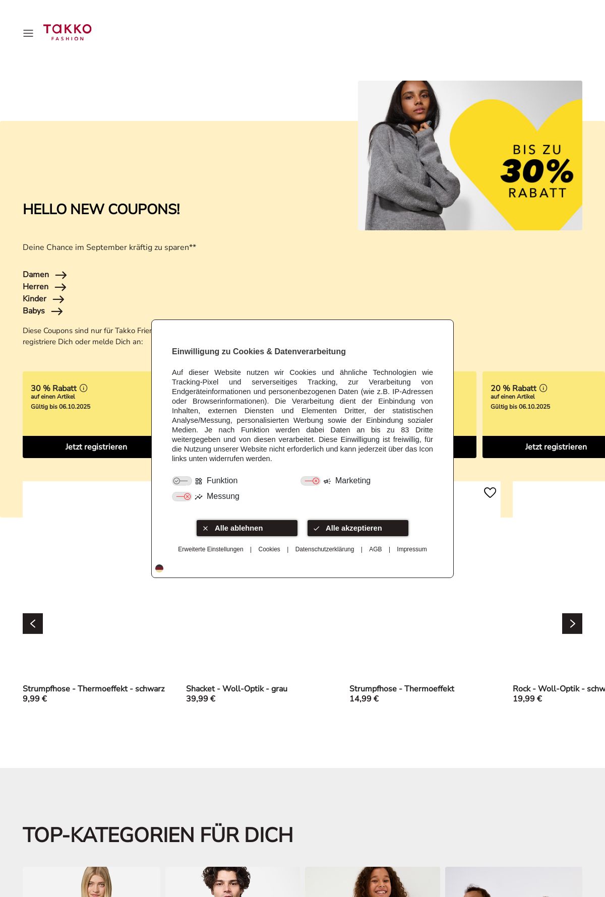Prospekt Takko Fashion 29.09.2025 - 05.10.2025