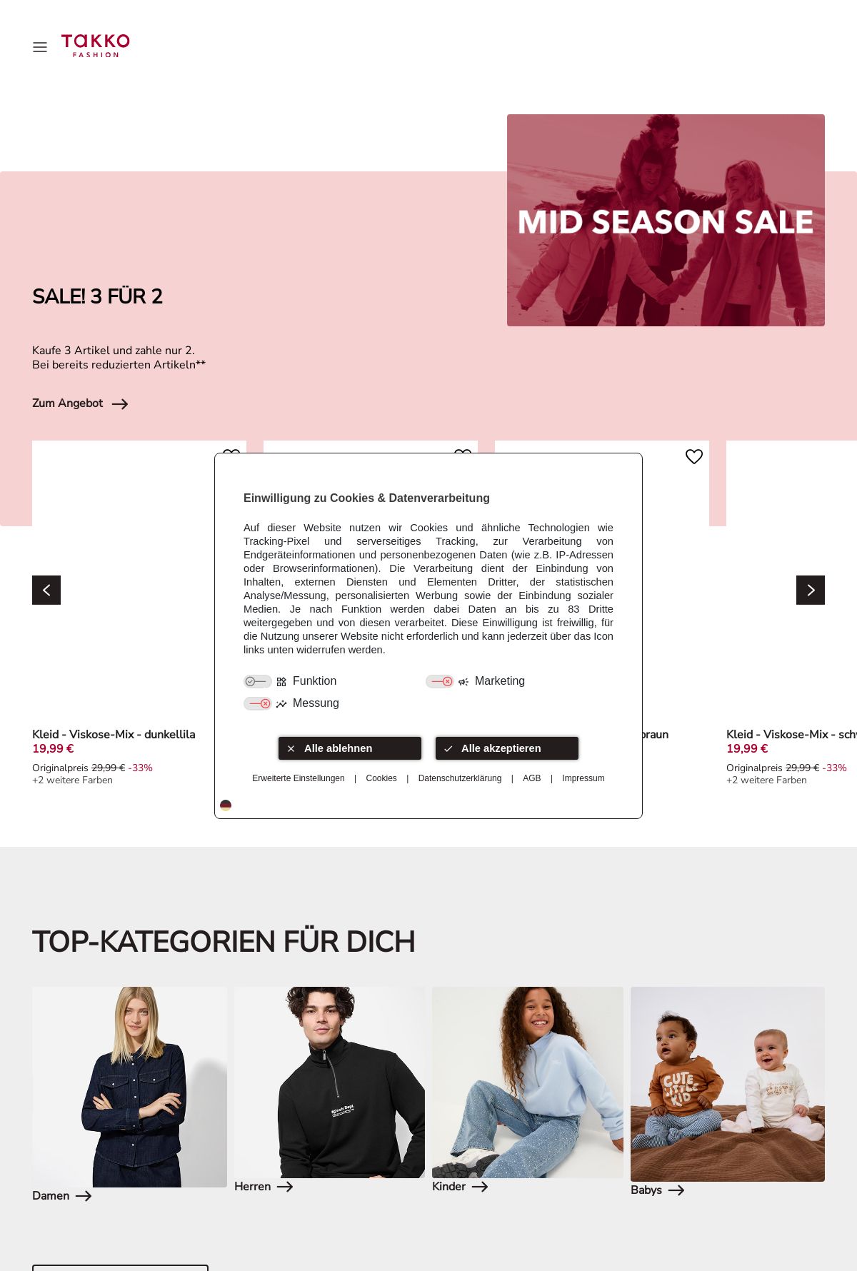 Prospekt Takko Fashion 13.10.2025 - 19.10.2025