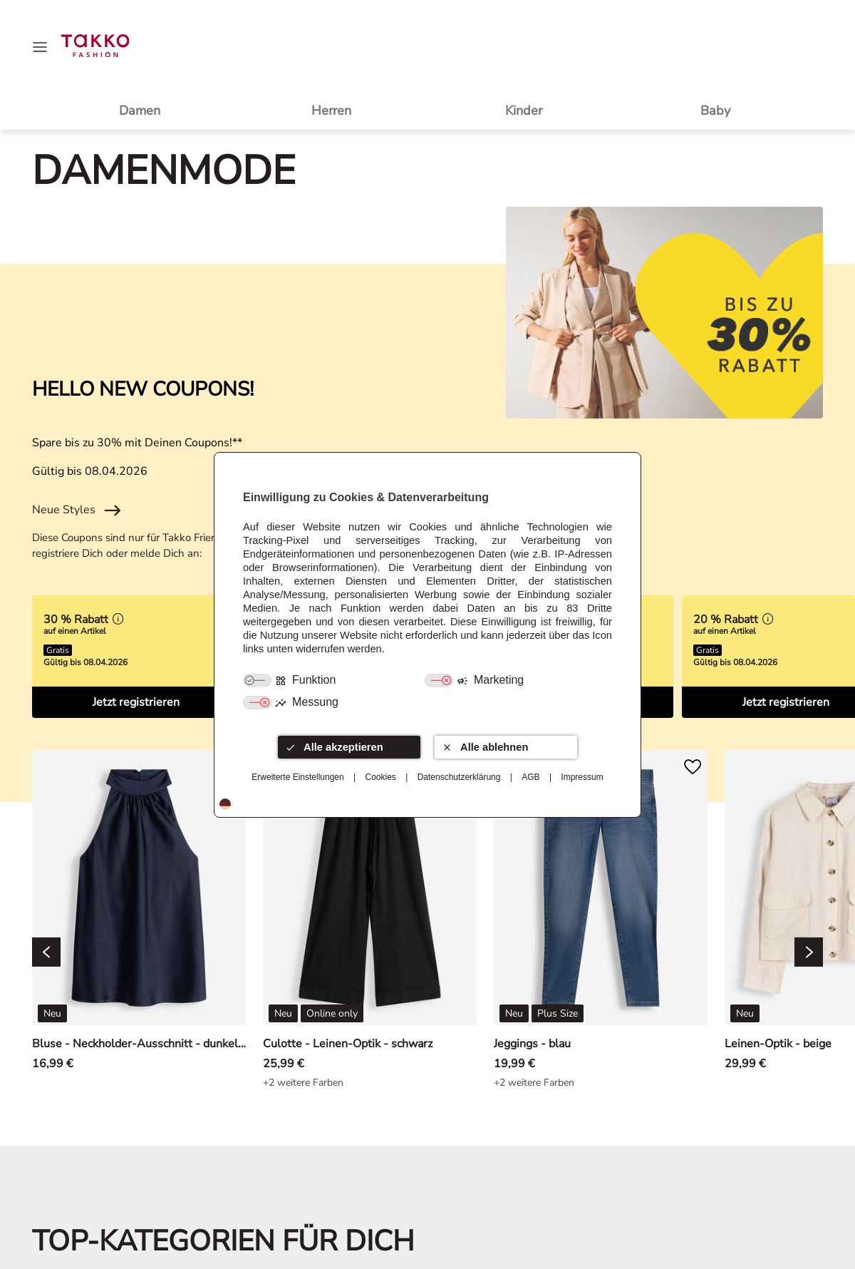 Prospekt Takko Fashion 06.04.2026 - 12.04.2026