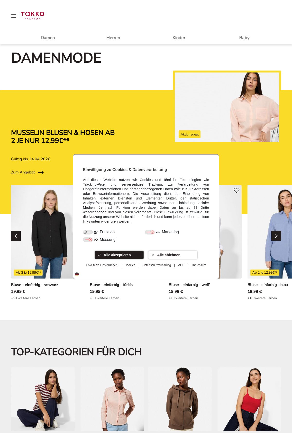 Prospekt Takko Fashion 13.04.2026 - 19.04.2026