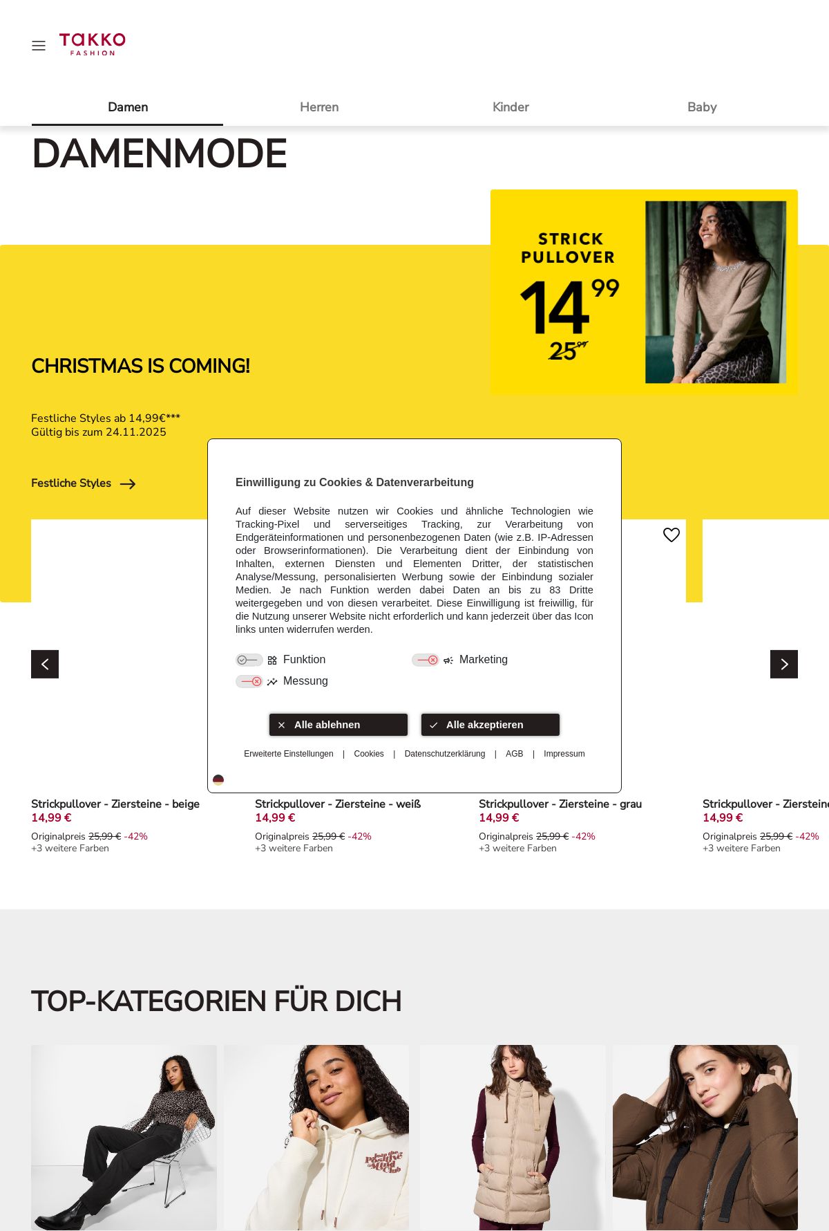 Prospekt Takko Fashion 17.11.2025 - 23.11.2025