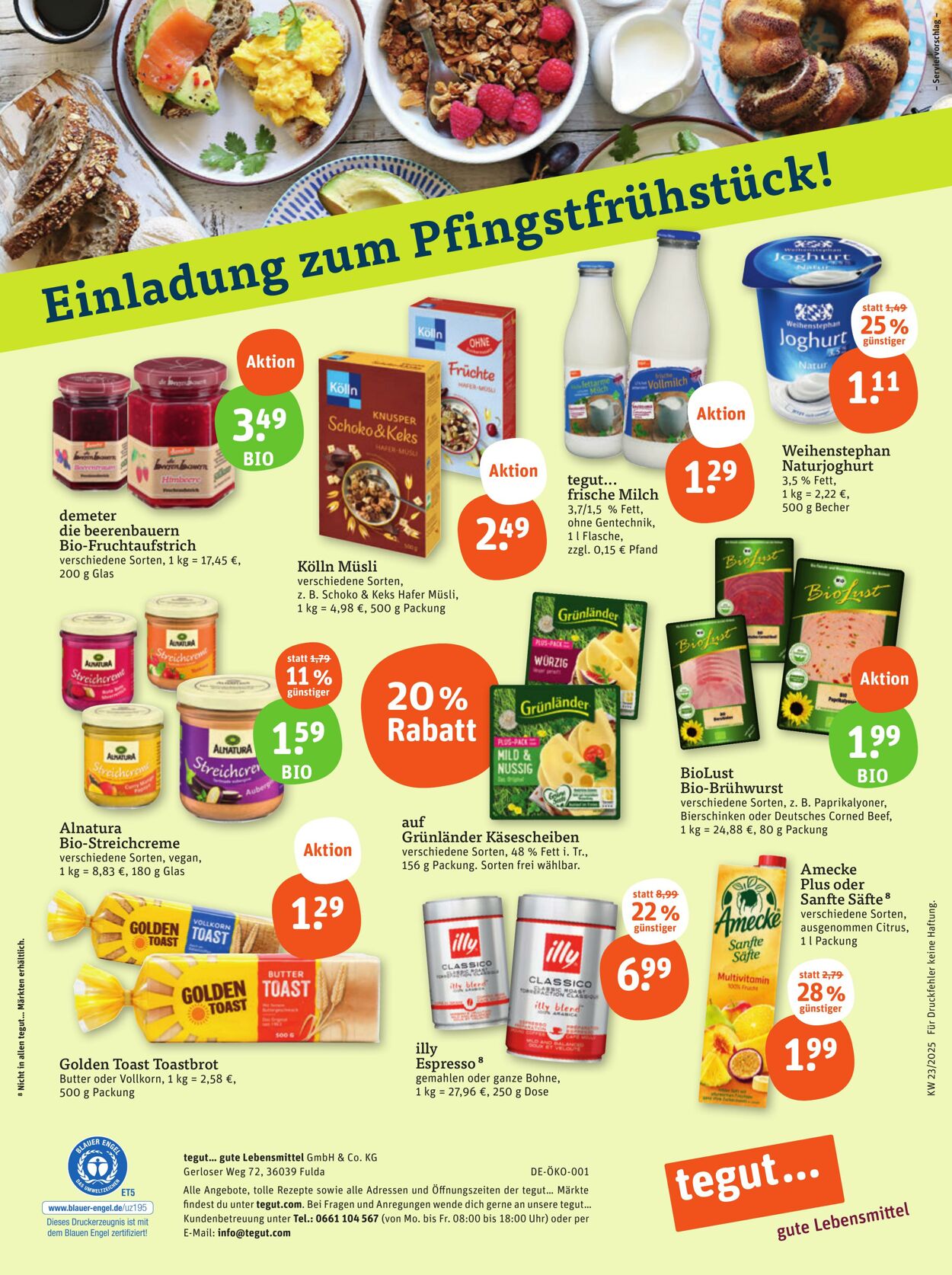 Prospekt Tegut 26.05.2025 - 01.06.2025