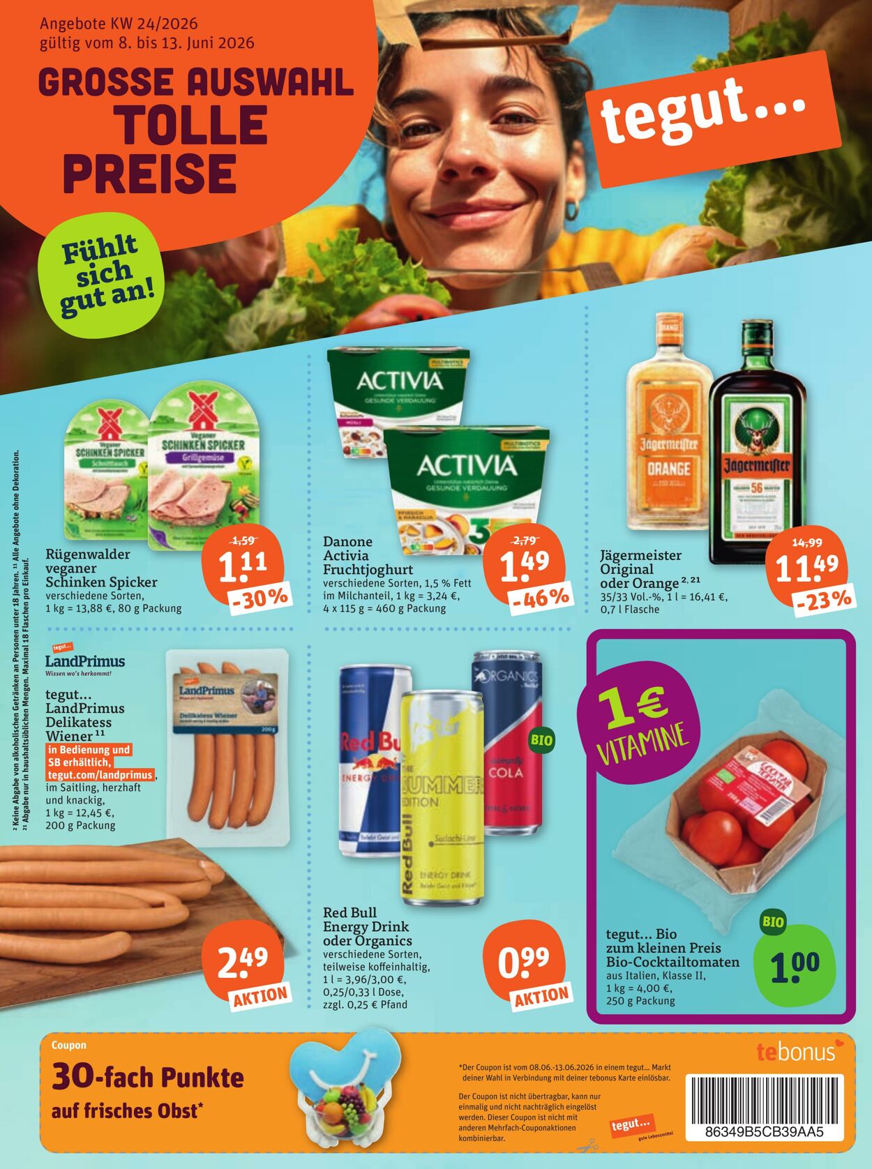 Prospekt Tegut 08.06.2026 - 14.06.2026