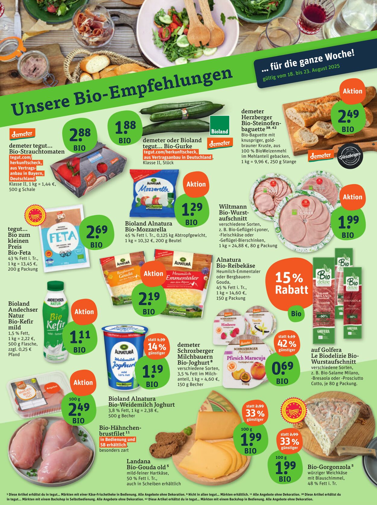 Prospekt Tegut 11.08.2025 - 17.08.2025
