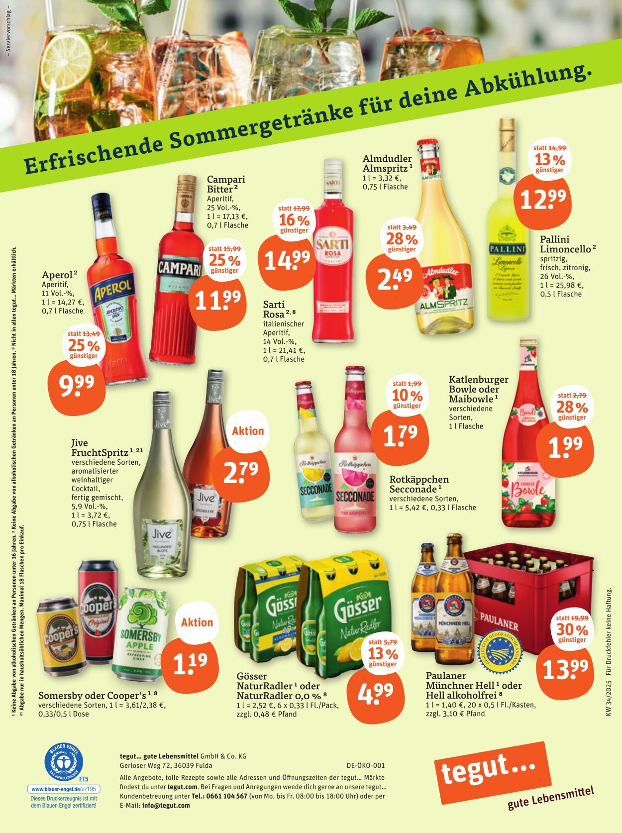 Prospekt Tegut 11.08.2025 - 17.08.2025